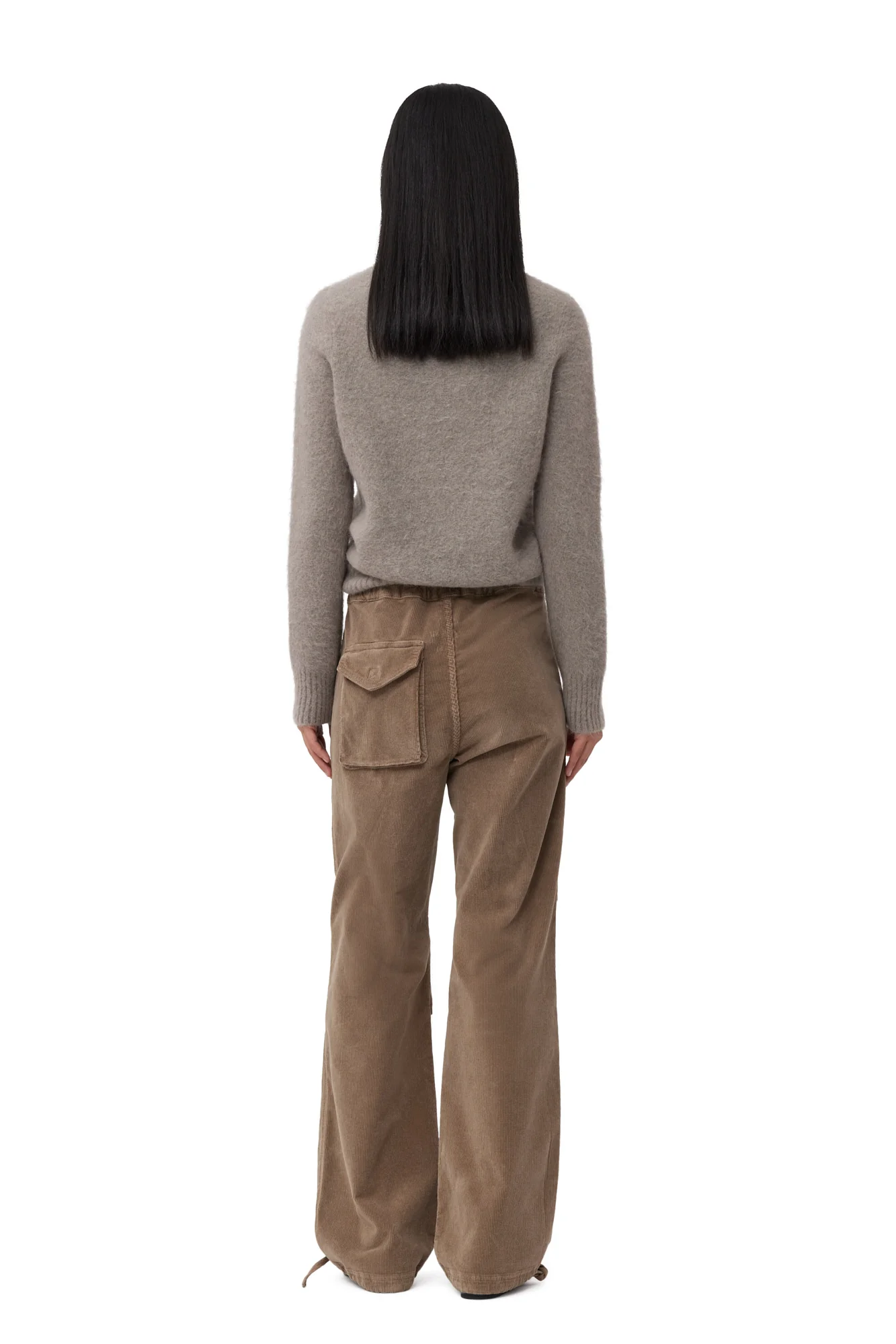 Brushed Alpaca O-Neck Sweater | Fallen Rock - Image 4