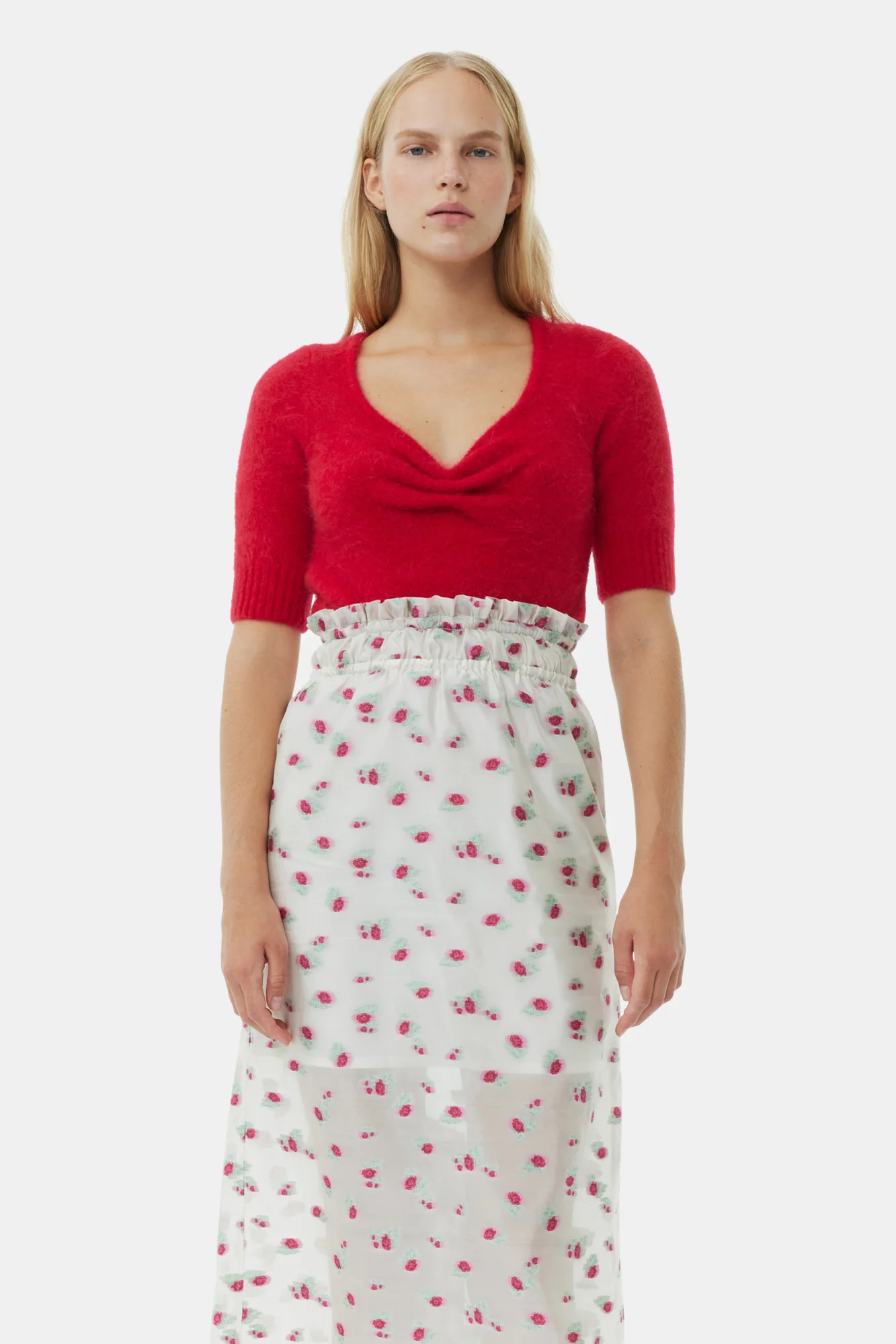 Brushed Alpaca Top | Racing Red - Image 3