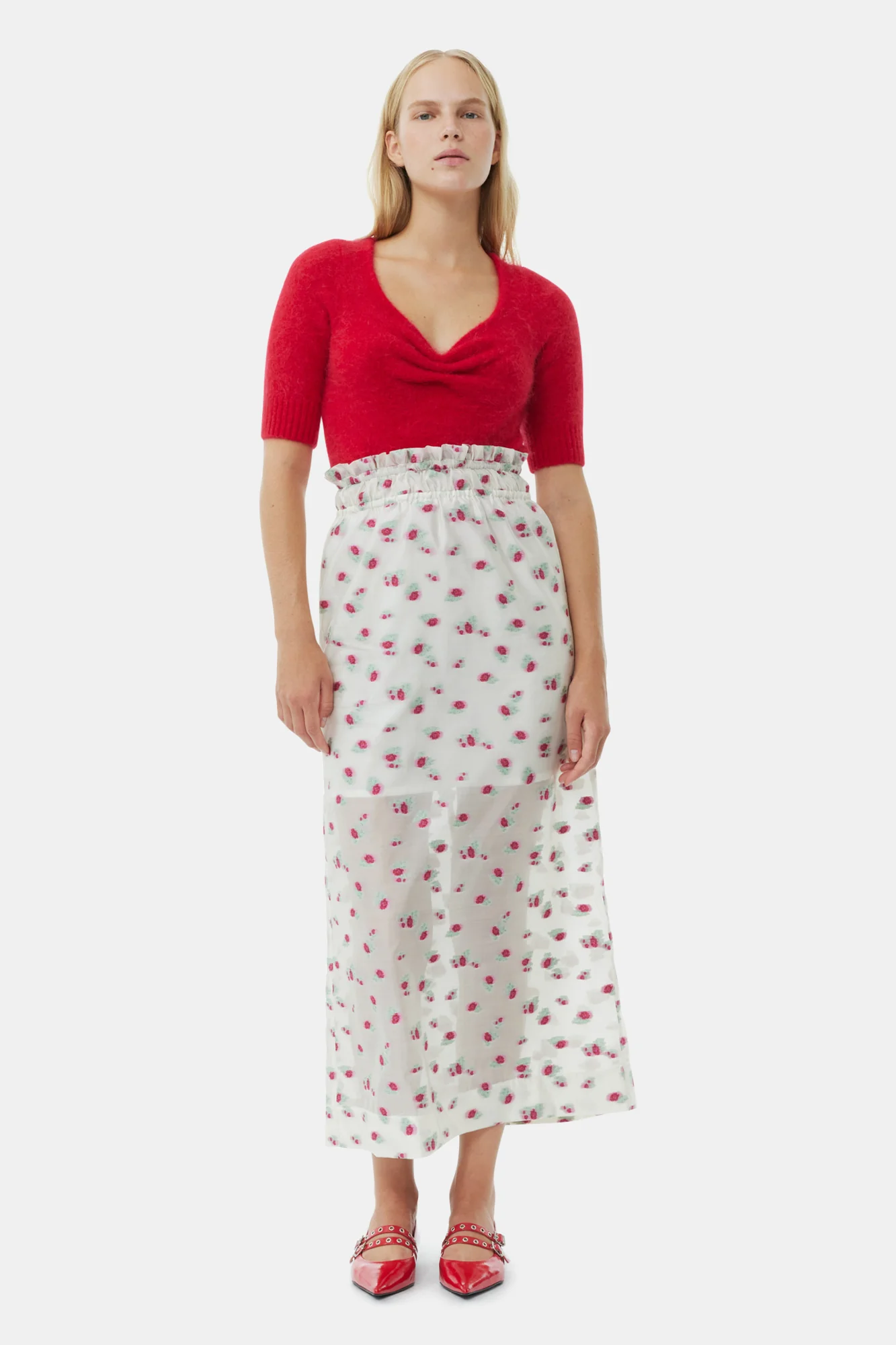 Brushed Alpaca Top | Racing Red - Image 4