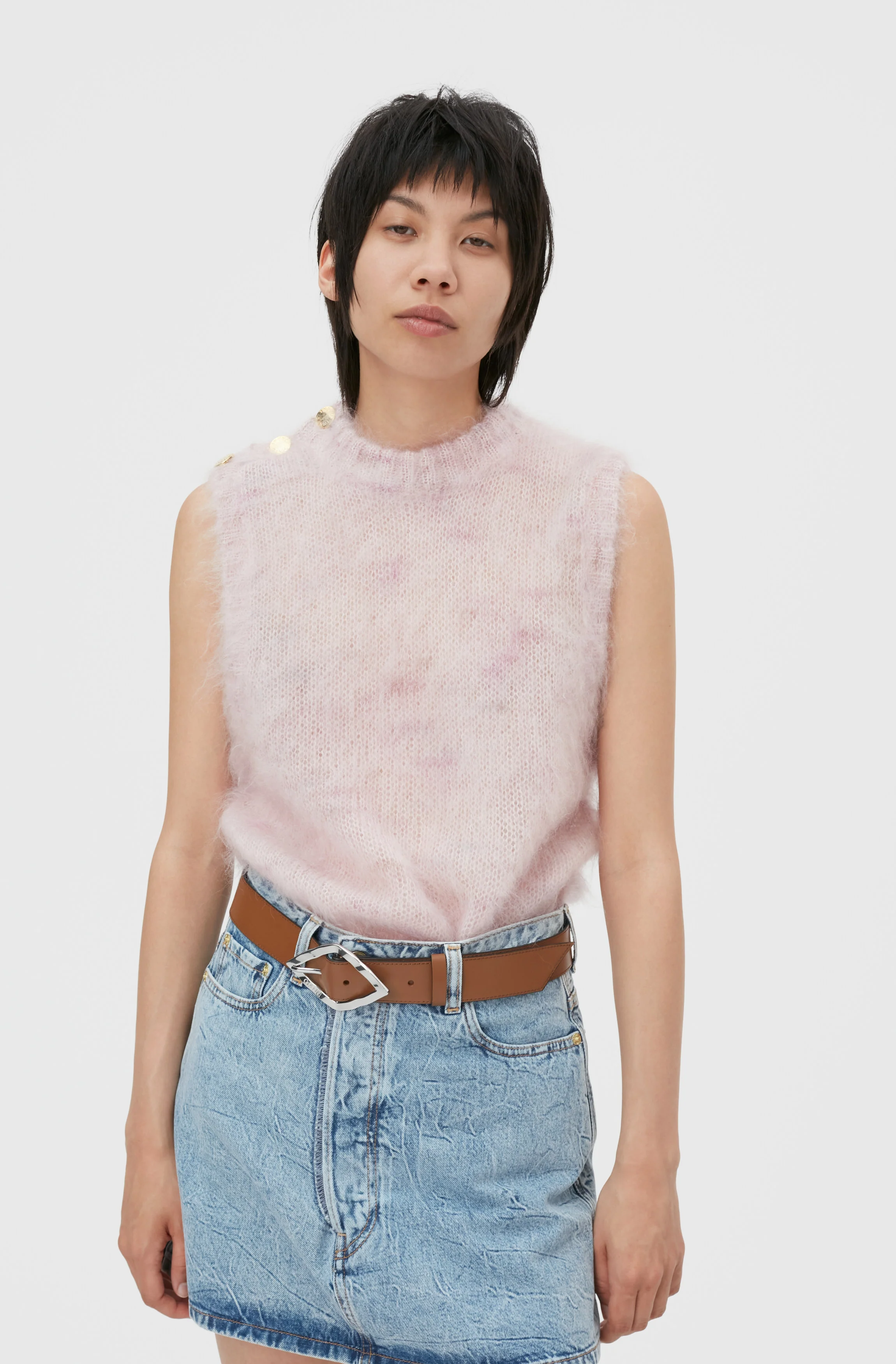 Brushed Vest | Lilac Sachet - Image 3