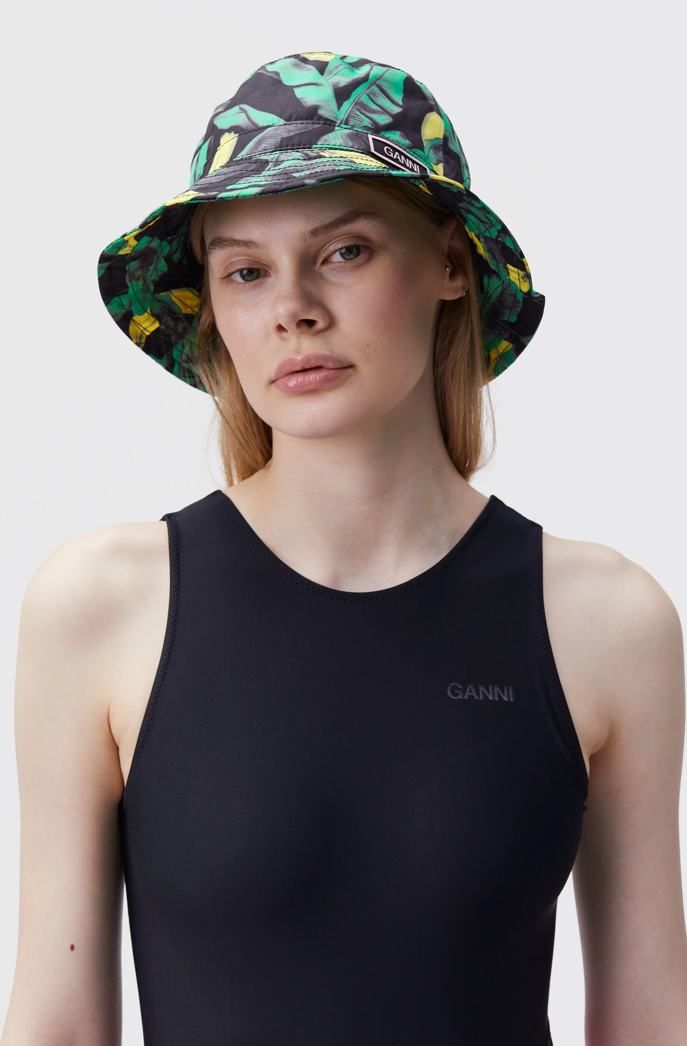 Bucket Hat | Banana Tree Black - Image 2