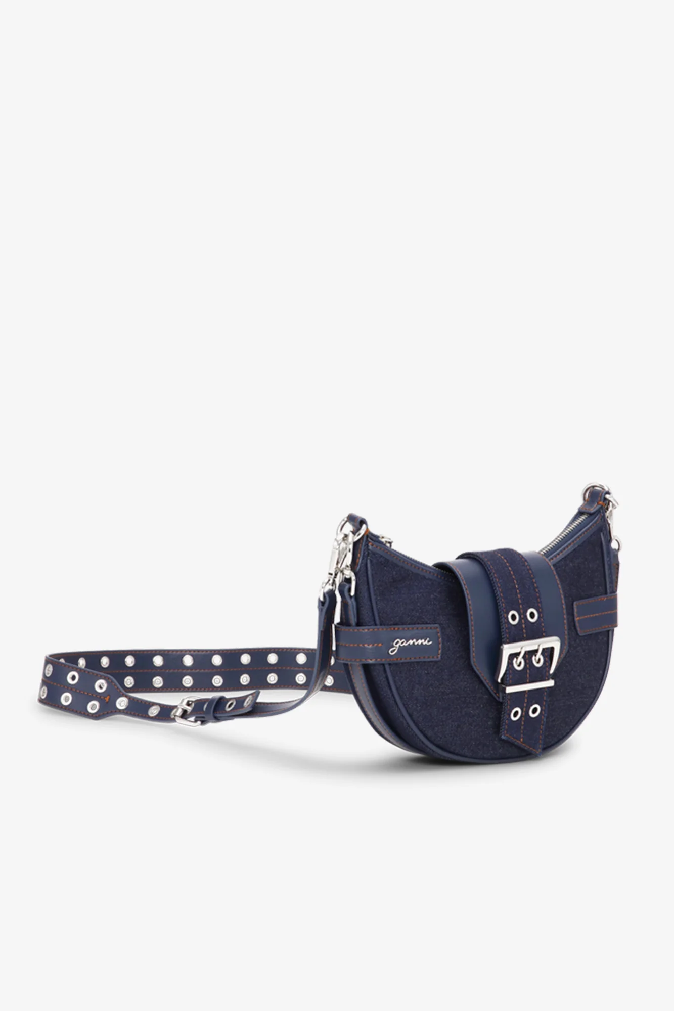 Bucky Bag Small Crossbody Denim | Dark Navy - Image 2