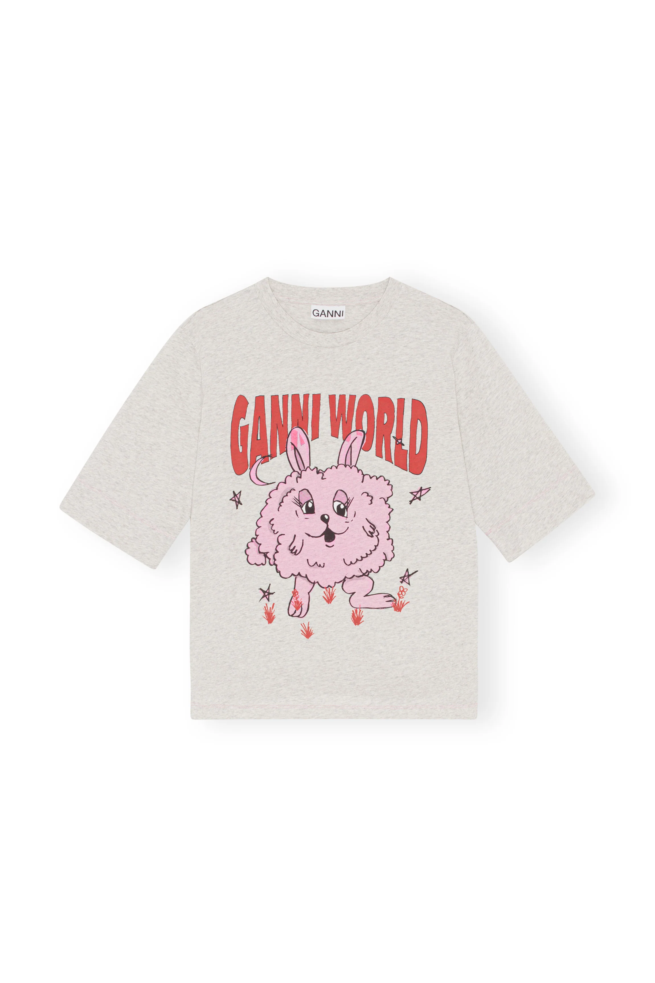 Bunny T-Shirt | Grey Melange/Nature