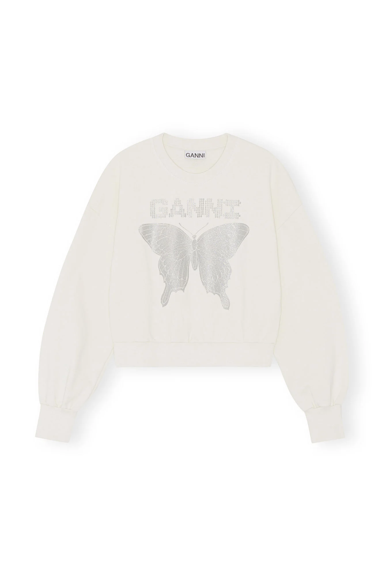 Butterfly Sweatshirt | Egret