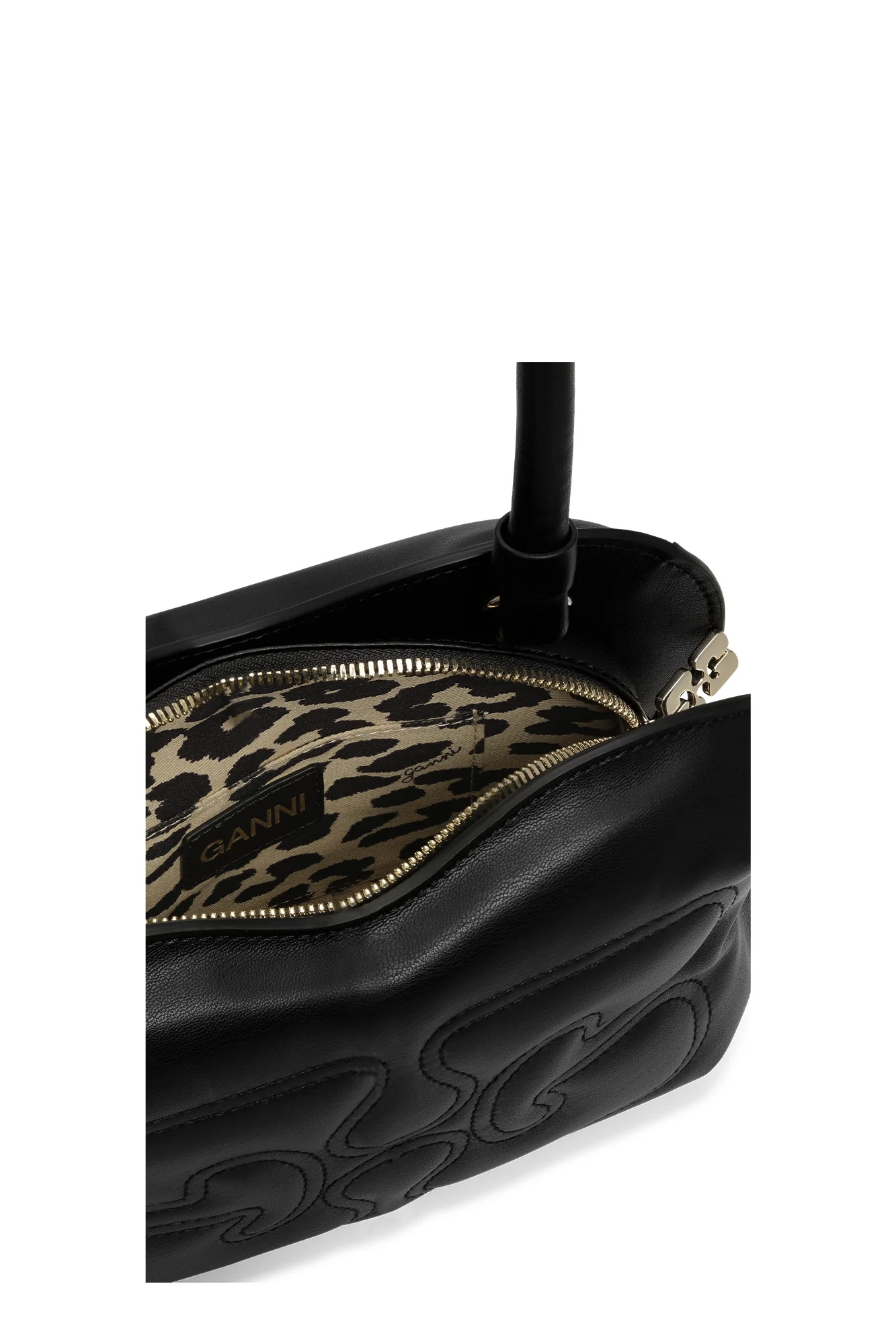 Butterfly Top Handle Bag | Black - Image 5