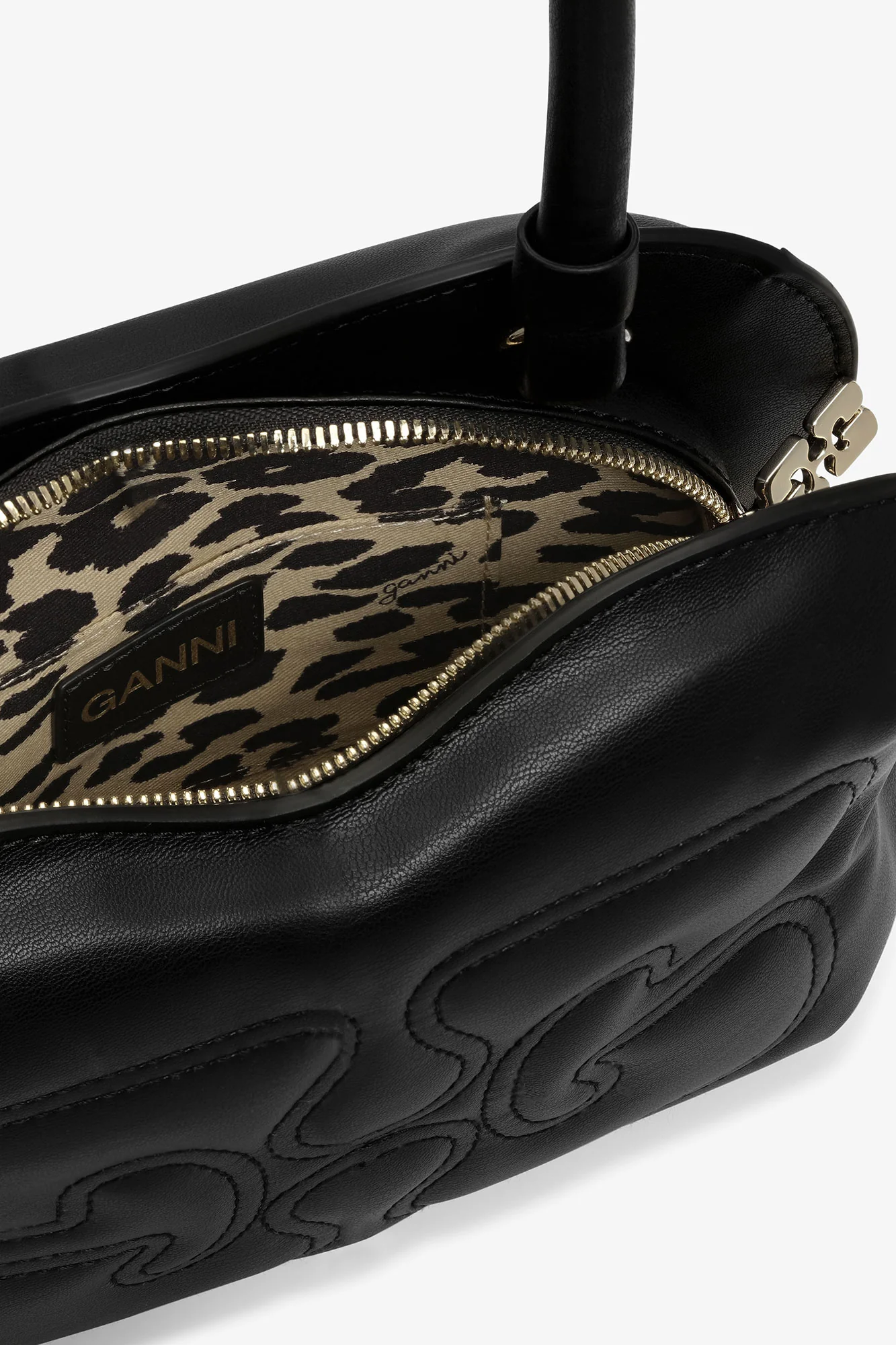 Butterfly Top Handle Bag | Black - Image 6