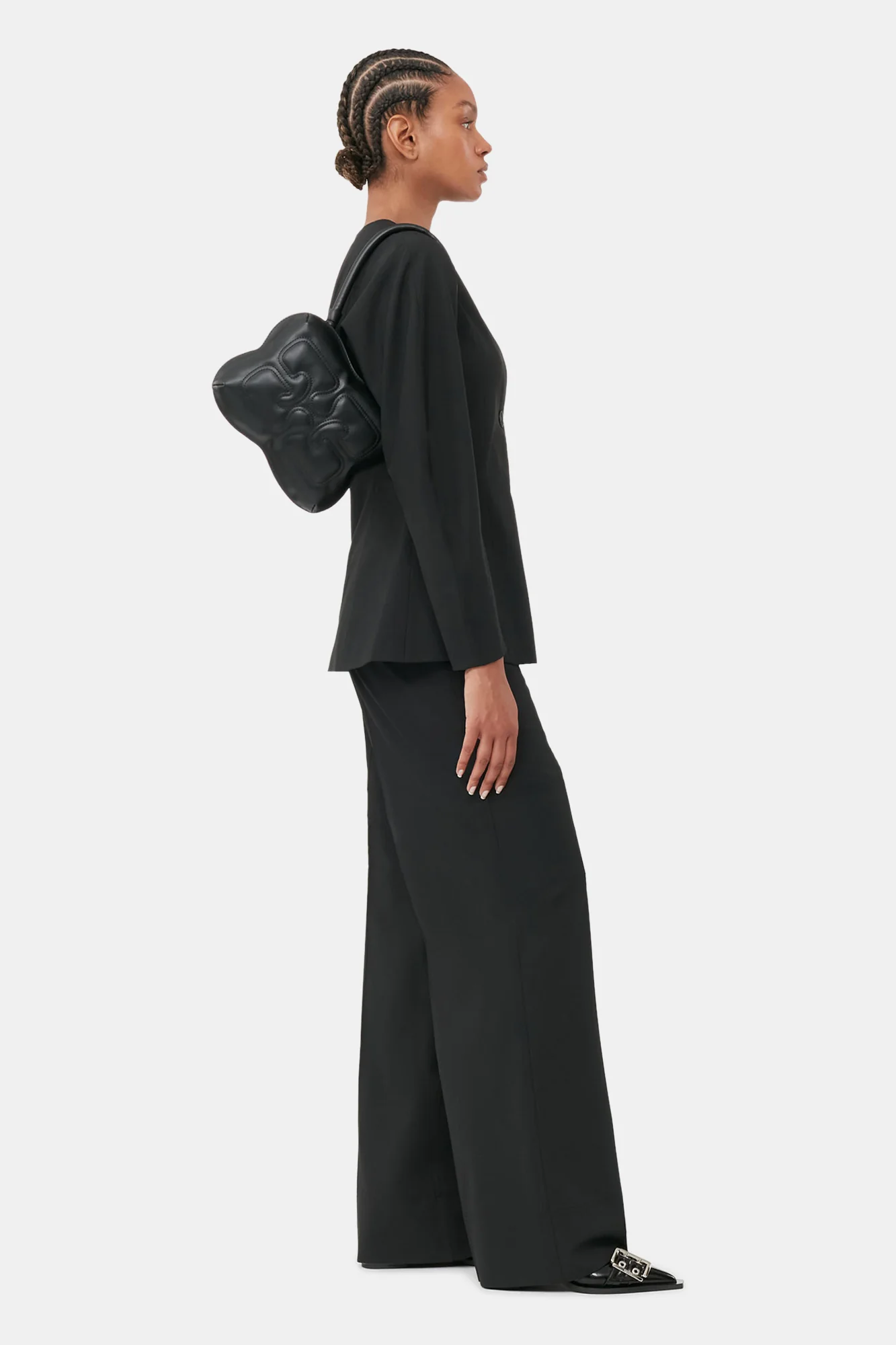 Butterfly Top Handle Bag | Black - Image 7