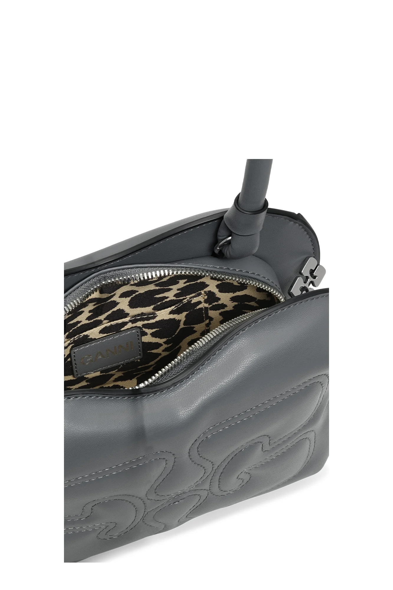 Butterfly Top Handle Bag | Frost Gray - Image 2
