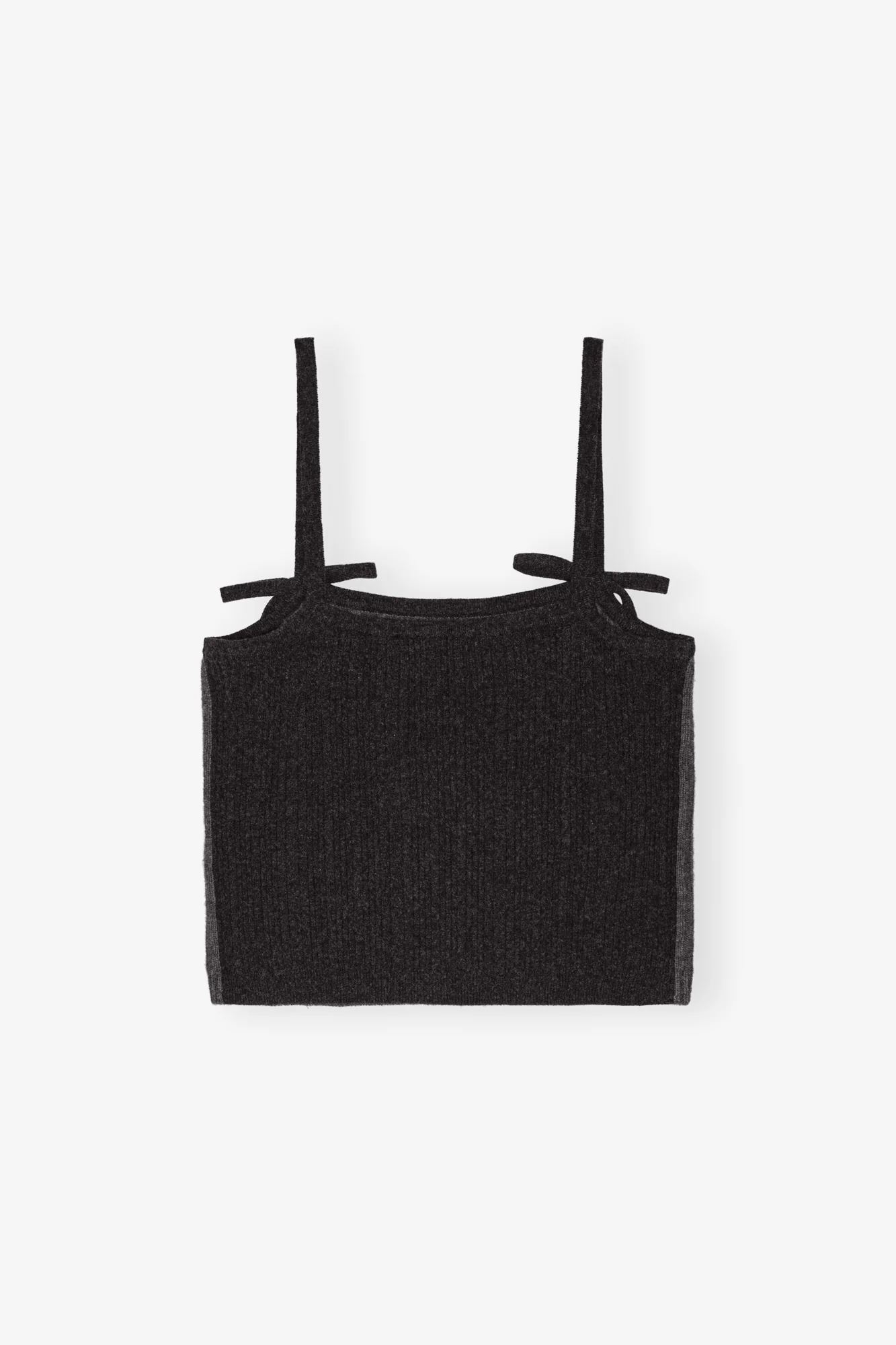 Cable Knit Strap Top | Phantom - Image 2