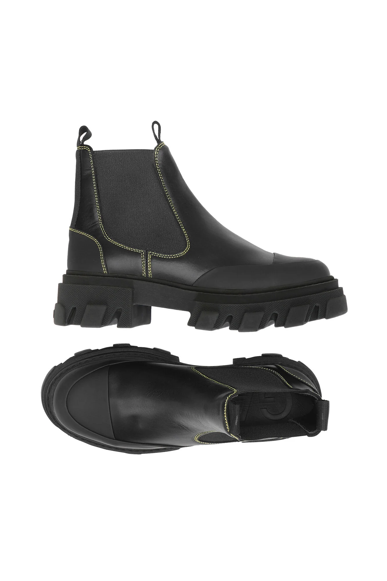 Calf Leather Low Chelsea Boot | Black - Image 2