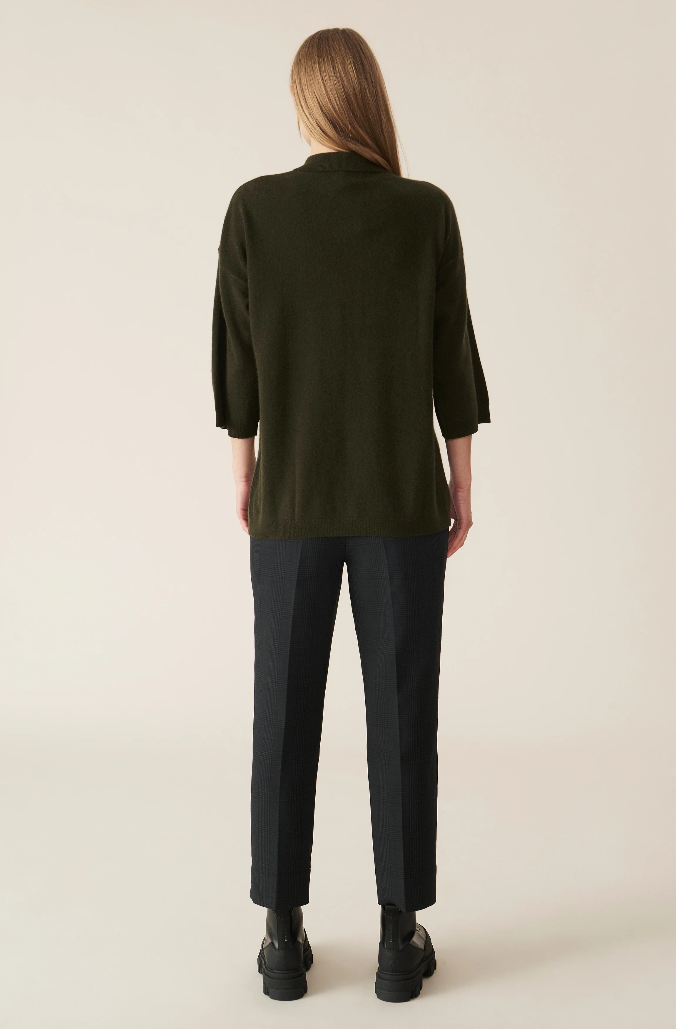 Cashmere Knit Oversized T-Shirt | Kalamata - Image 4