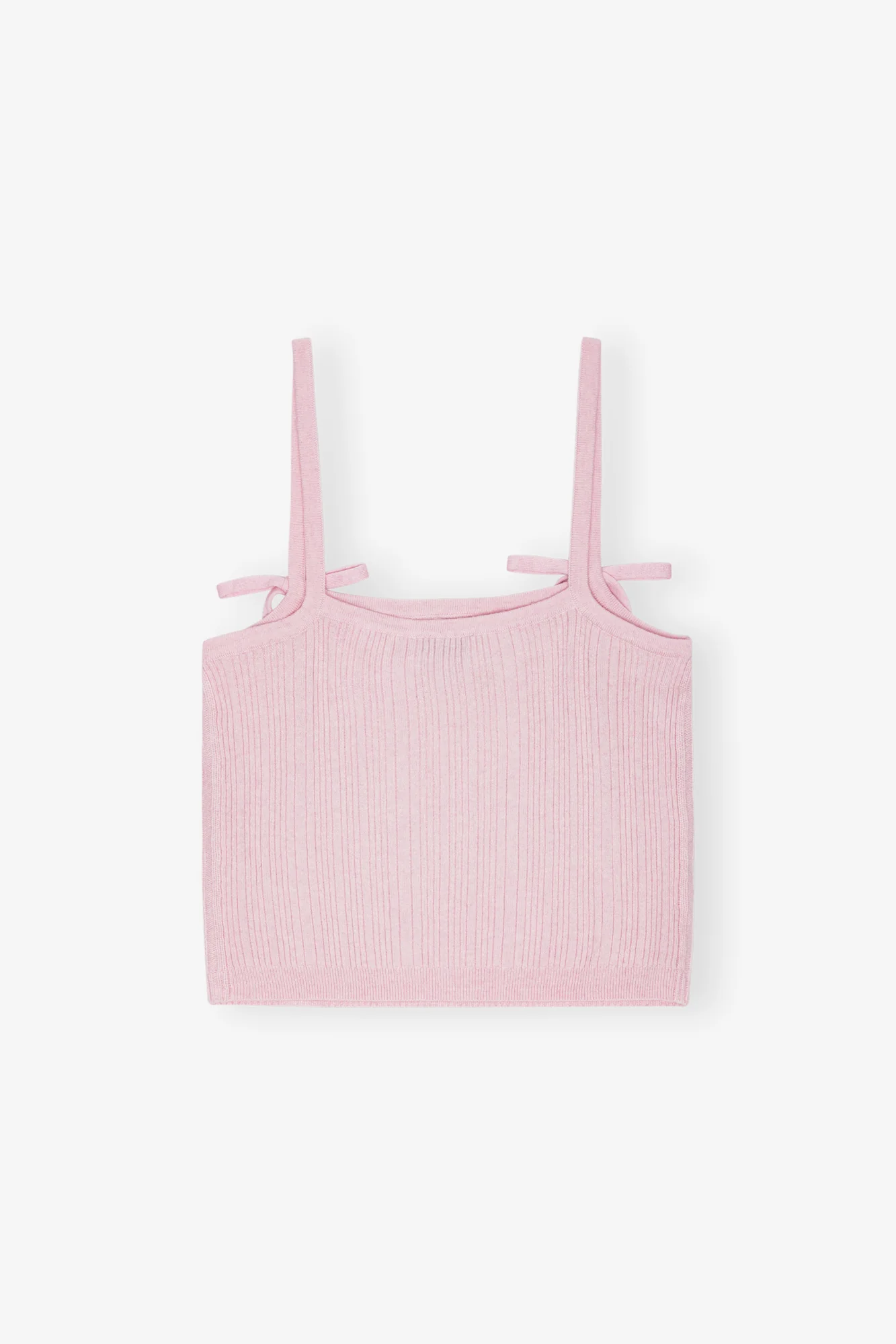 Cashmere Mix Strap Top | Mauve Chalk - Image 2