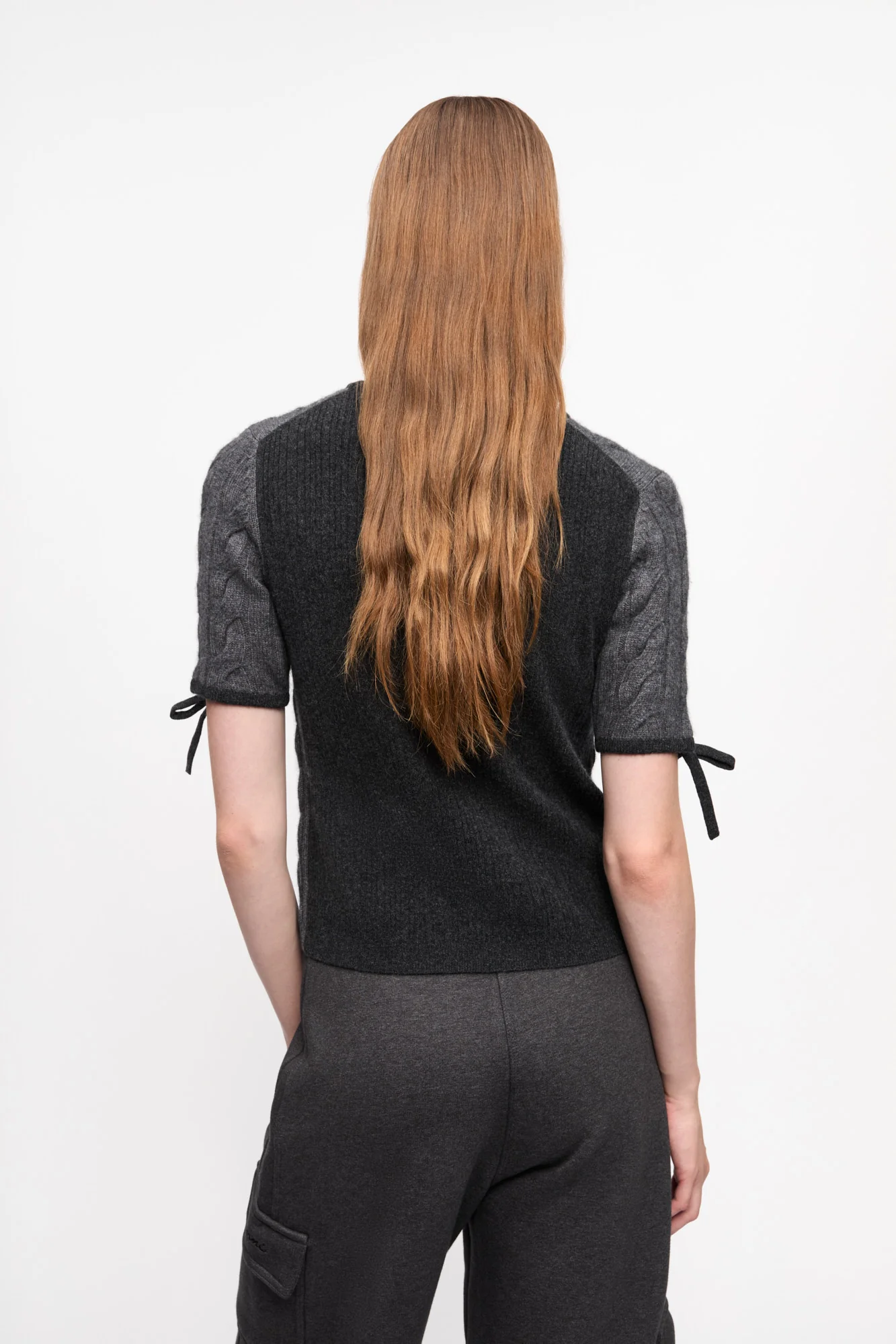 Cashmere Mix T-Shirt | Phantom - Image 4