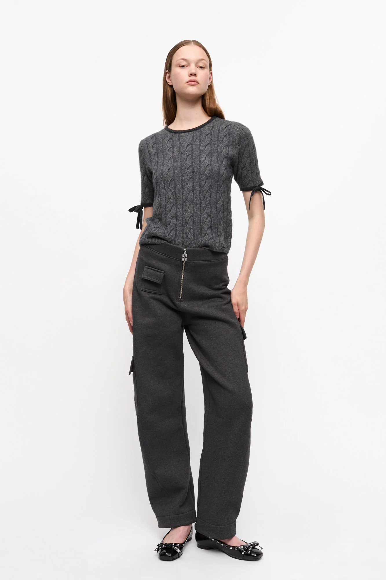 Cashmere Mix T-Shirt | Phantom - Image 5