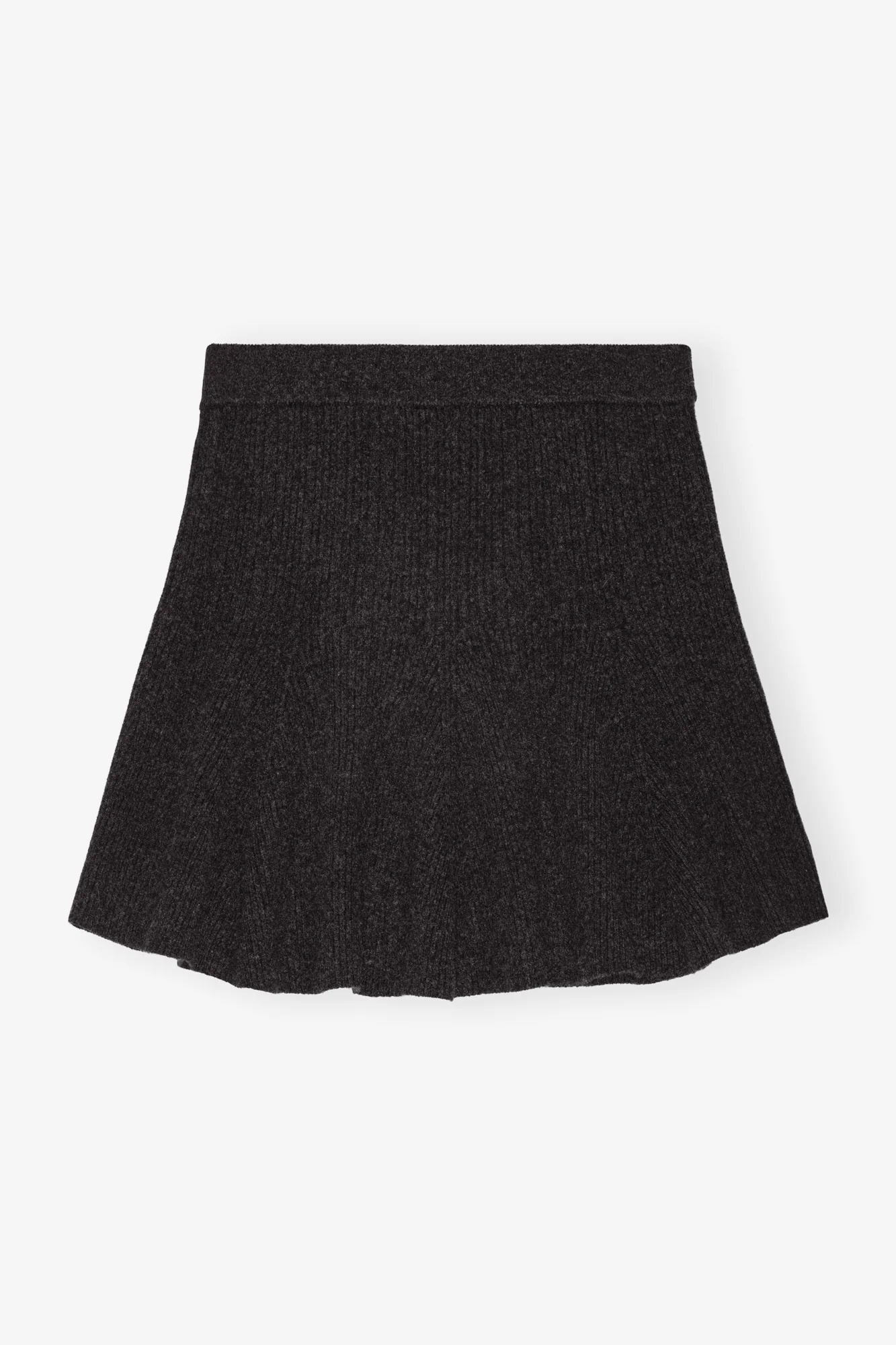 Cashmere Wool Mini Skirt | Phantom - Image 2