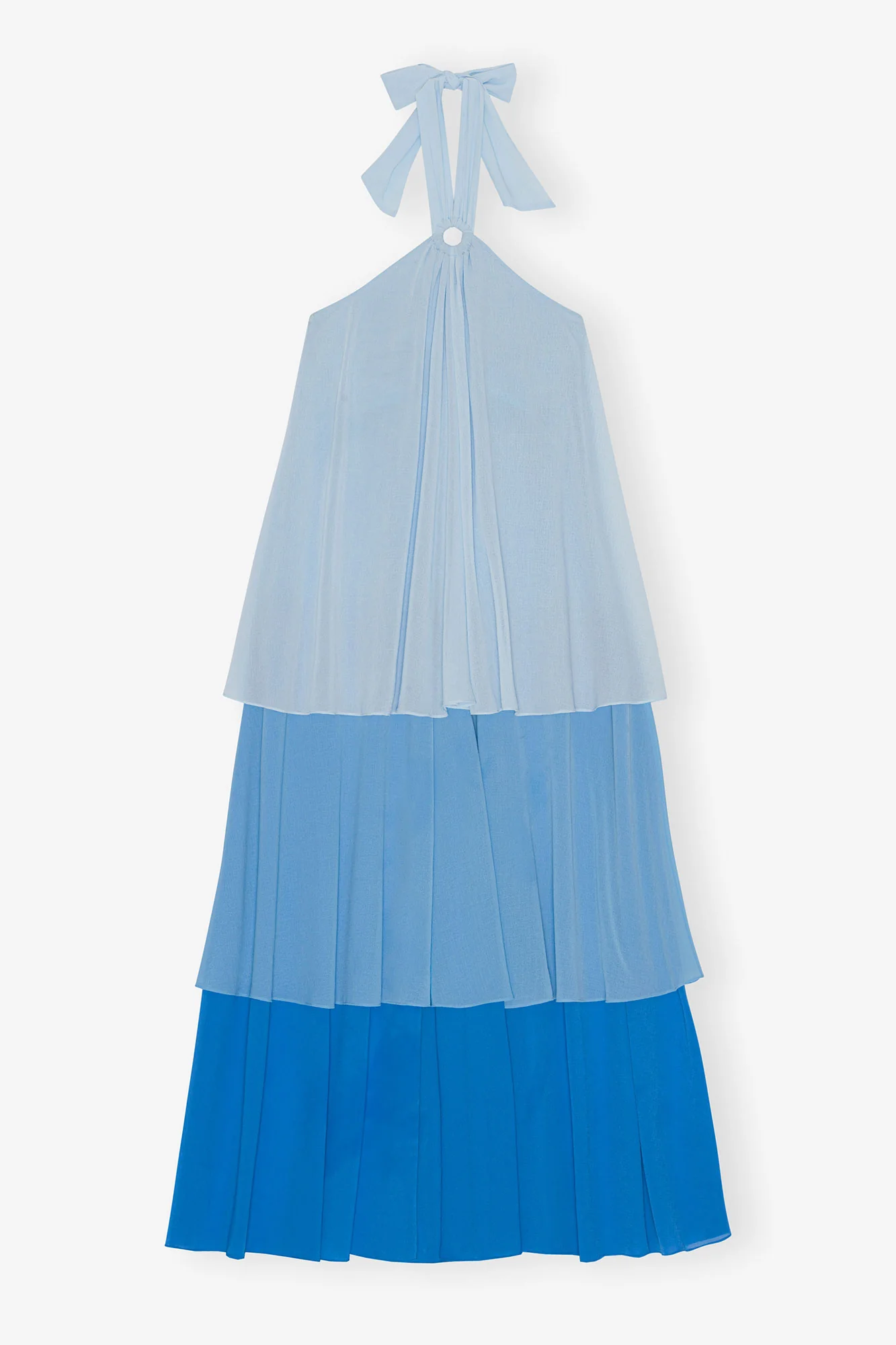 Chiffon Layer Maxi Dress | Ethereal Blue - Image 2