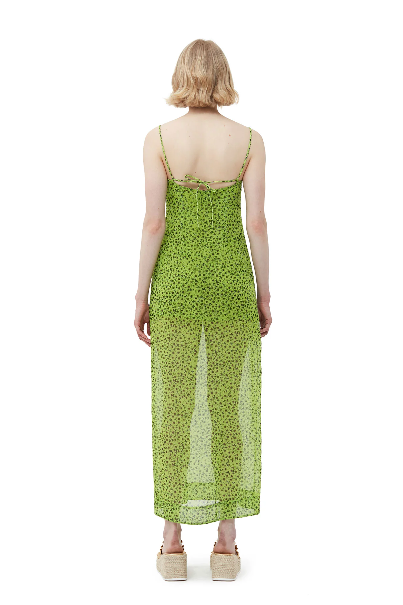 Chiffon Midi Slip Dress | Tender Shoots - Image 6