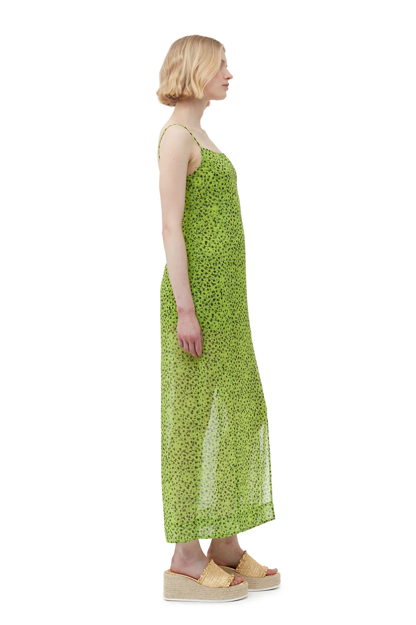 Chiffon Midi Slip Dress | Tender Shoots - Image 7