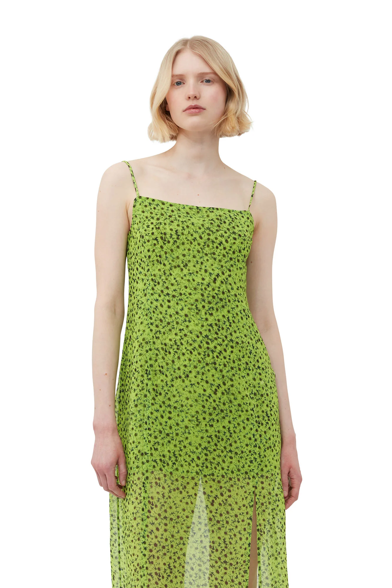 Chiffon Midi Slip Dress | Tender Shoots - Image 8