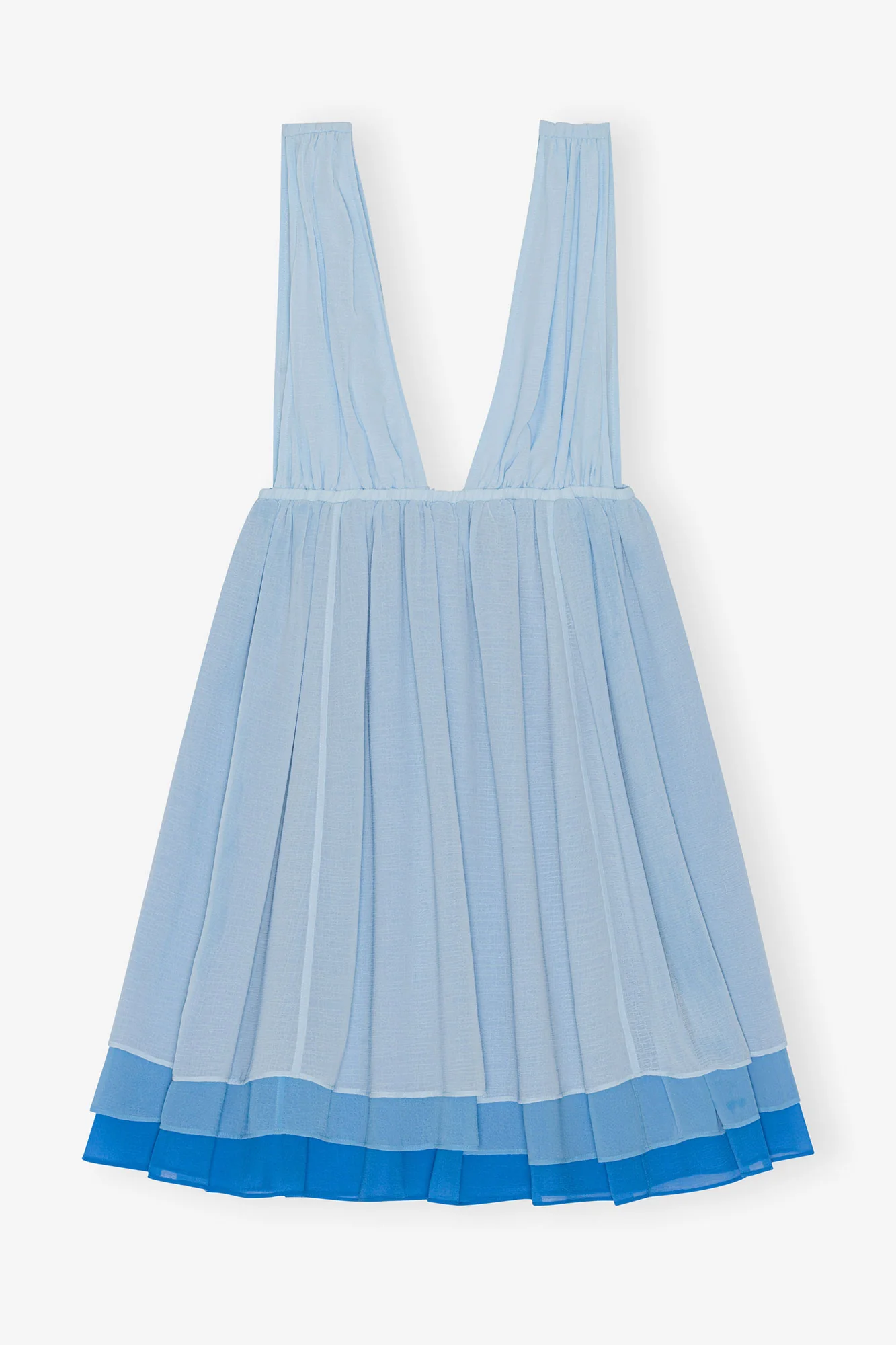 Chiffon Mini Dress | Ethereal Blue - Image 2