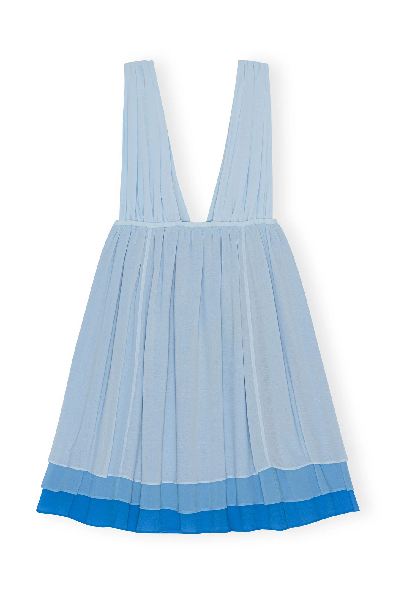 Chiffon Mini Dress | Ethereal Blue - Image 3