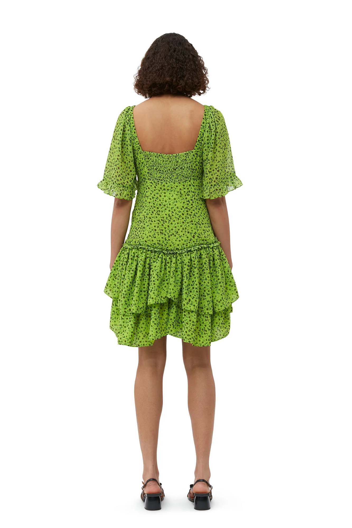 Chiffon Mini Dress | Tender Shoots - Image 4