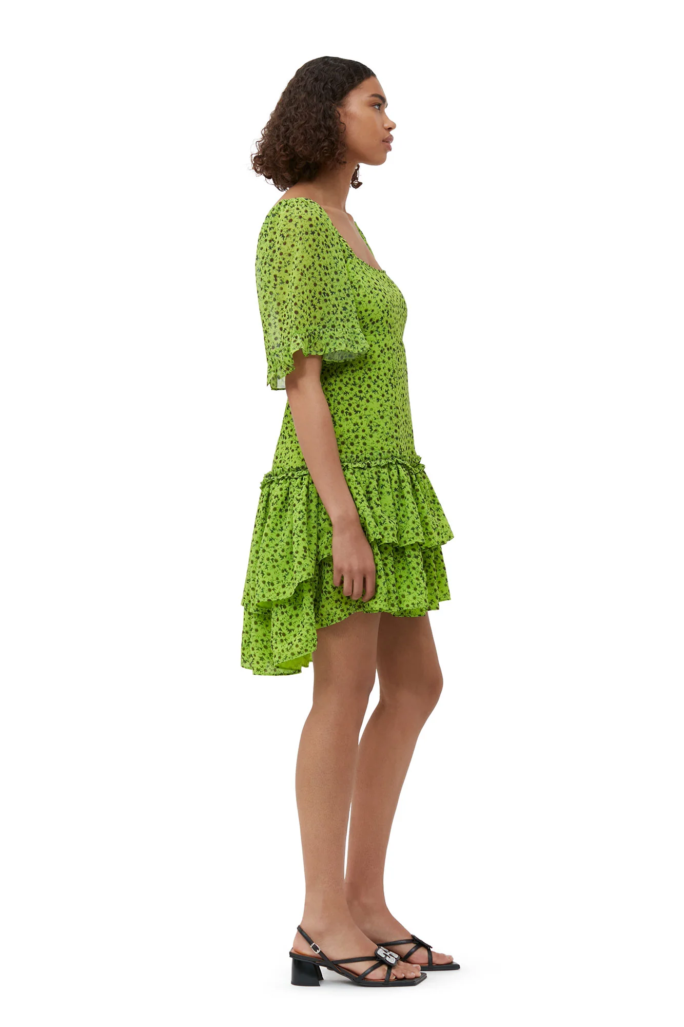 Chiffon Mini Dress | Tender Shoots - Image 5