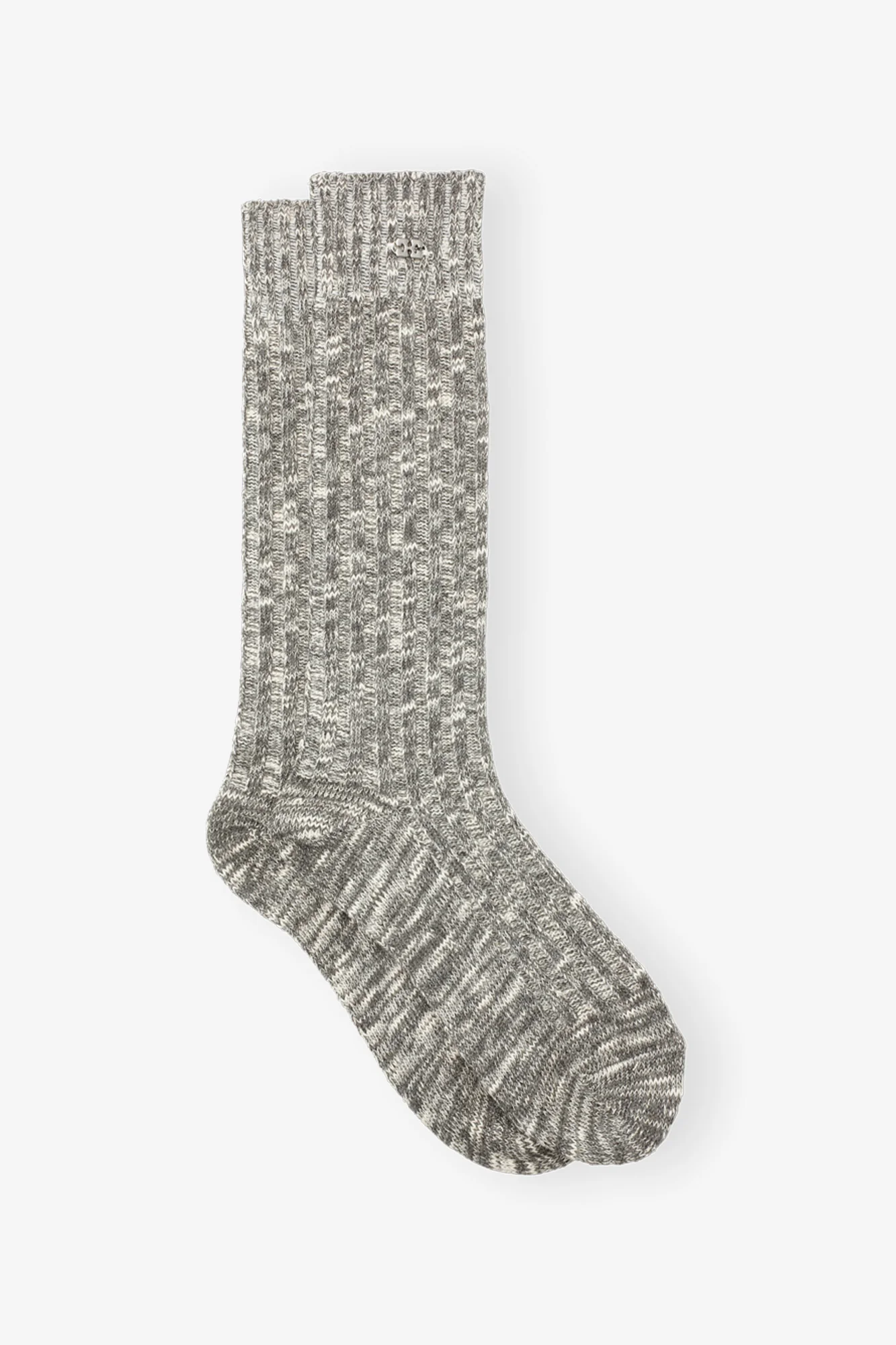 Chunky Cotton Socks | Ebony Melange