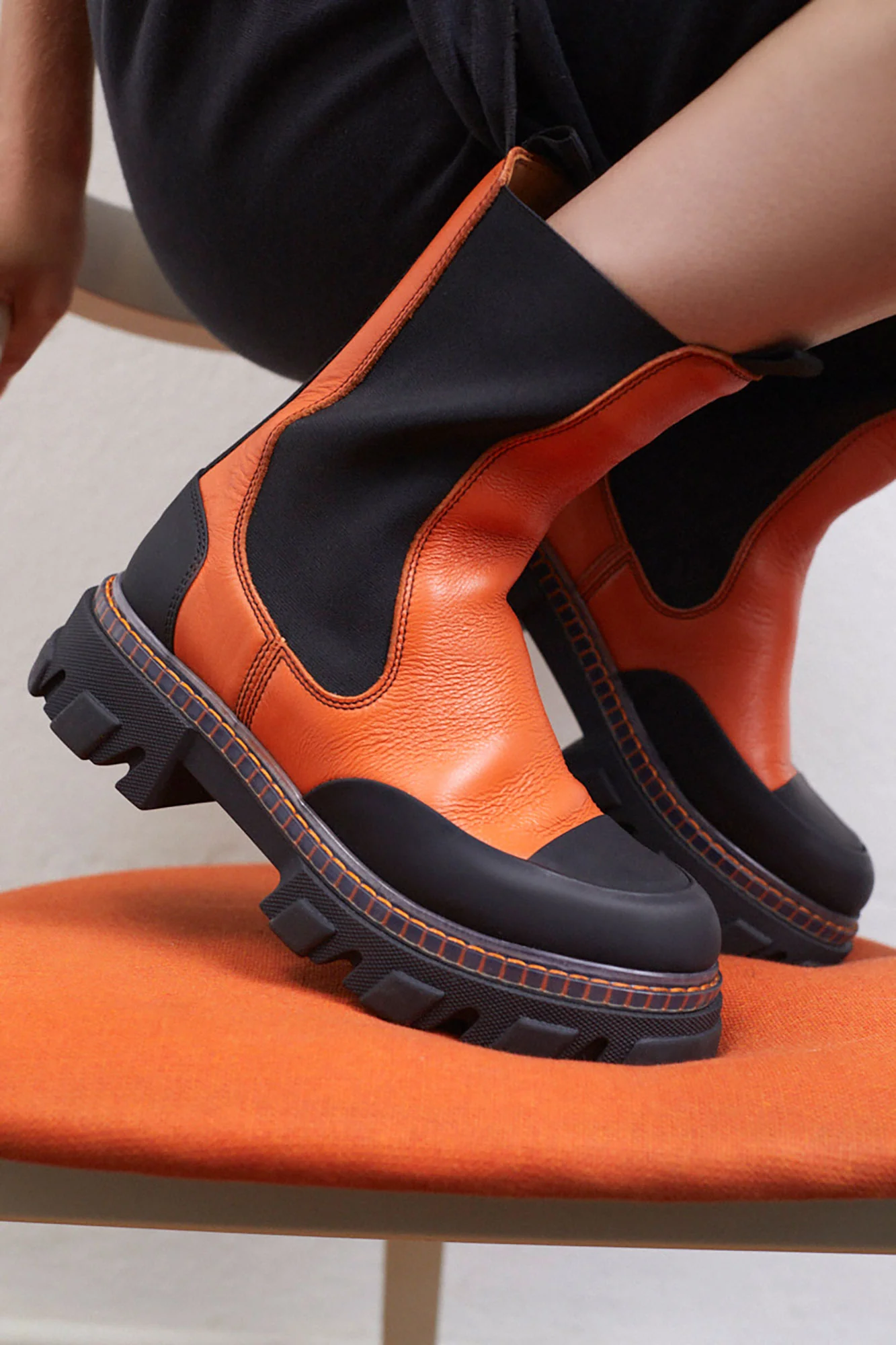 Cleated Chelsea Boots | Orangeade - Image 4
