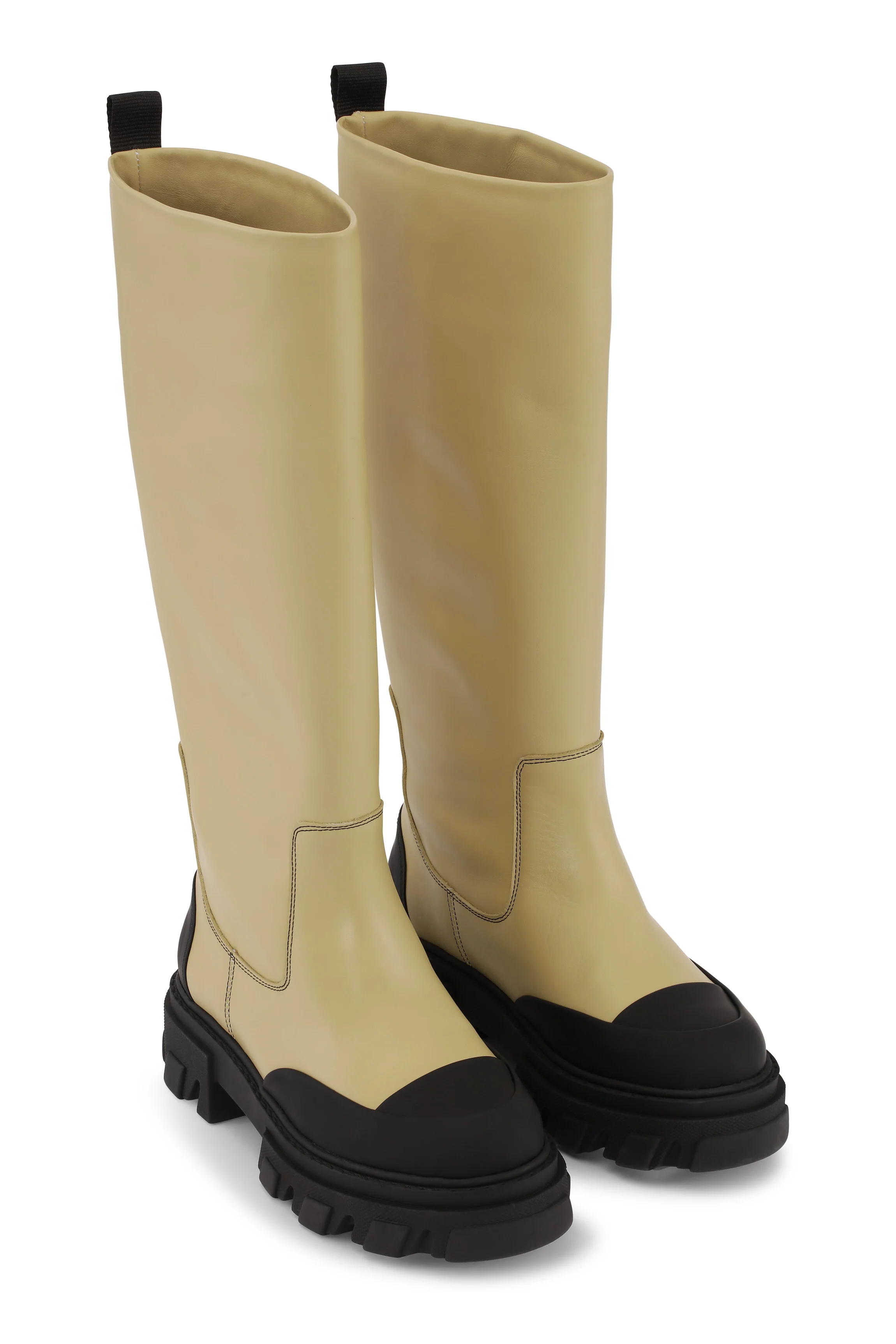 Cleated High Tubular Boots | Sand - Image 3