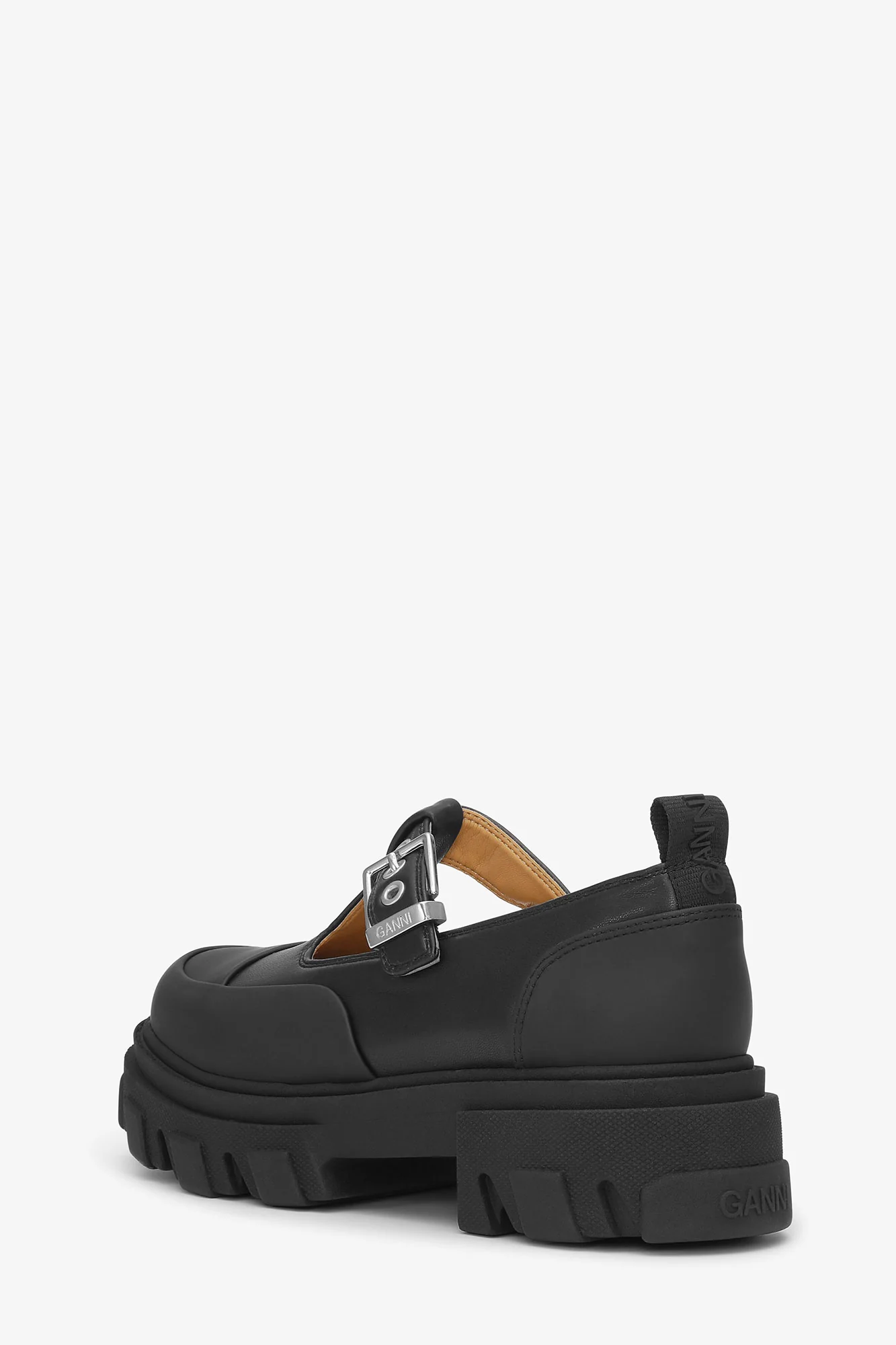 Cleated Mary Jane Shoes | Black - Image 3