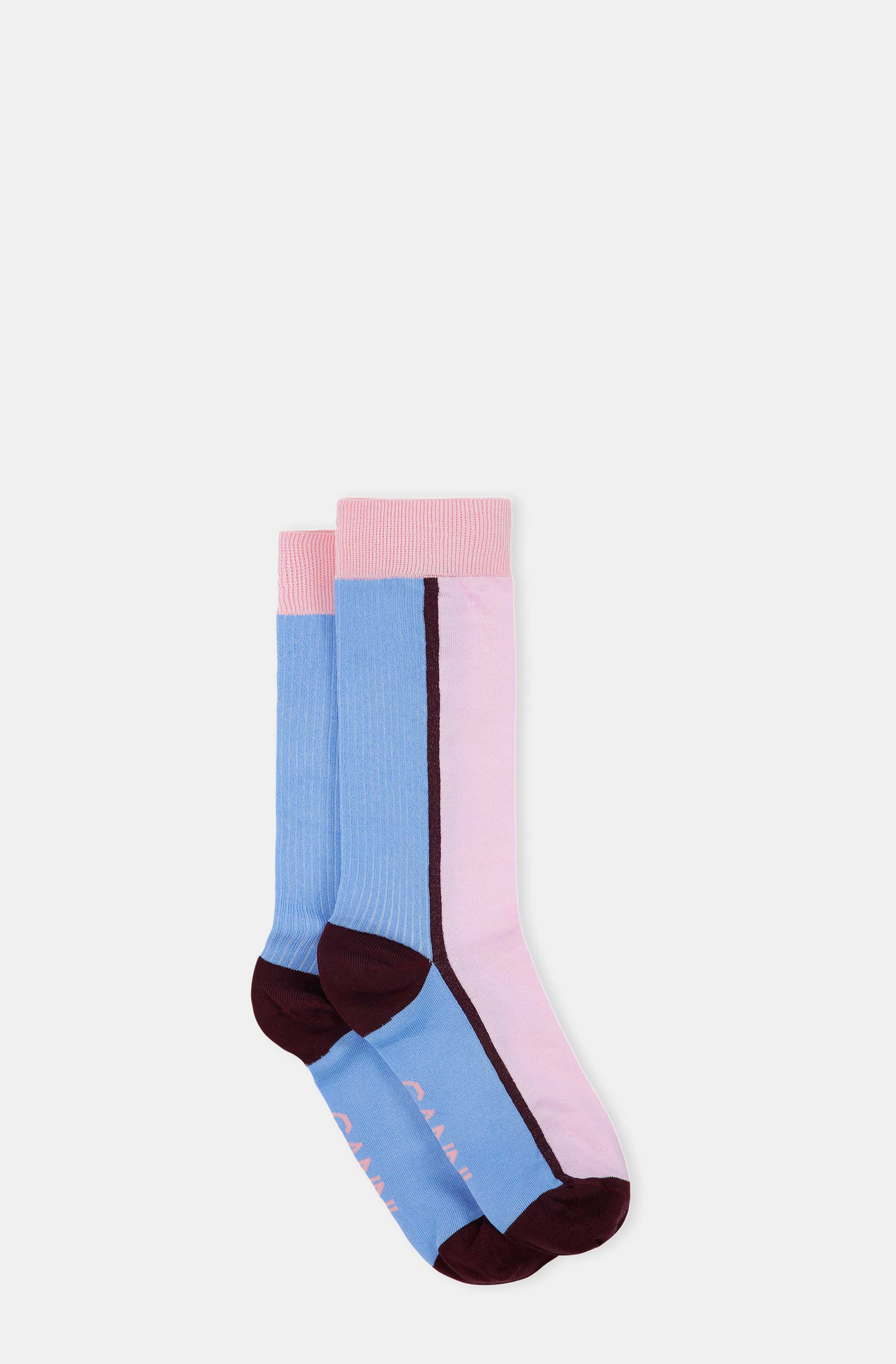 Colorblock Socks | Light Lilac