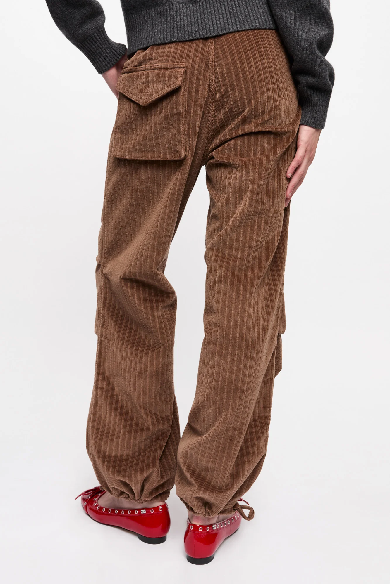 Corduroy Drawstring Trousers | Rain Drum - Image 5