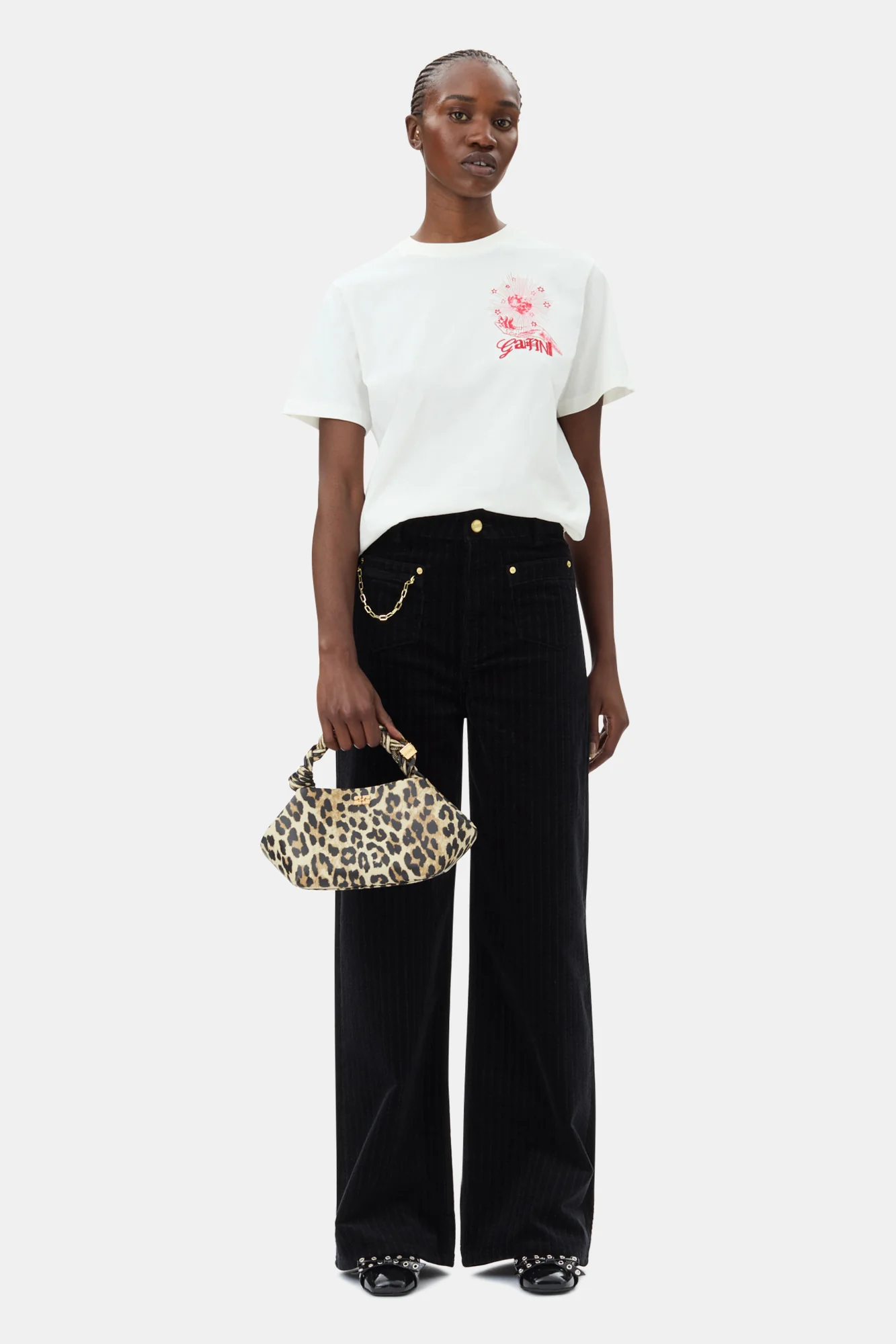 Corduroy Magny Trousers | Black - Image 3