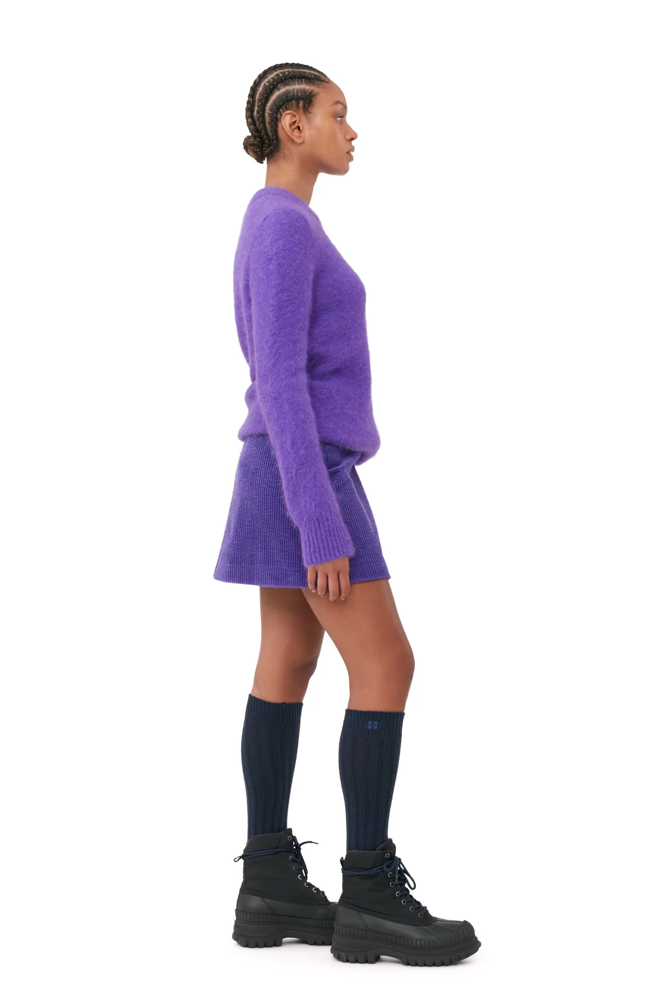 Corduroy Mini Skirt | Simply Purple - Image 4
