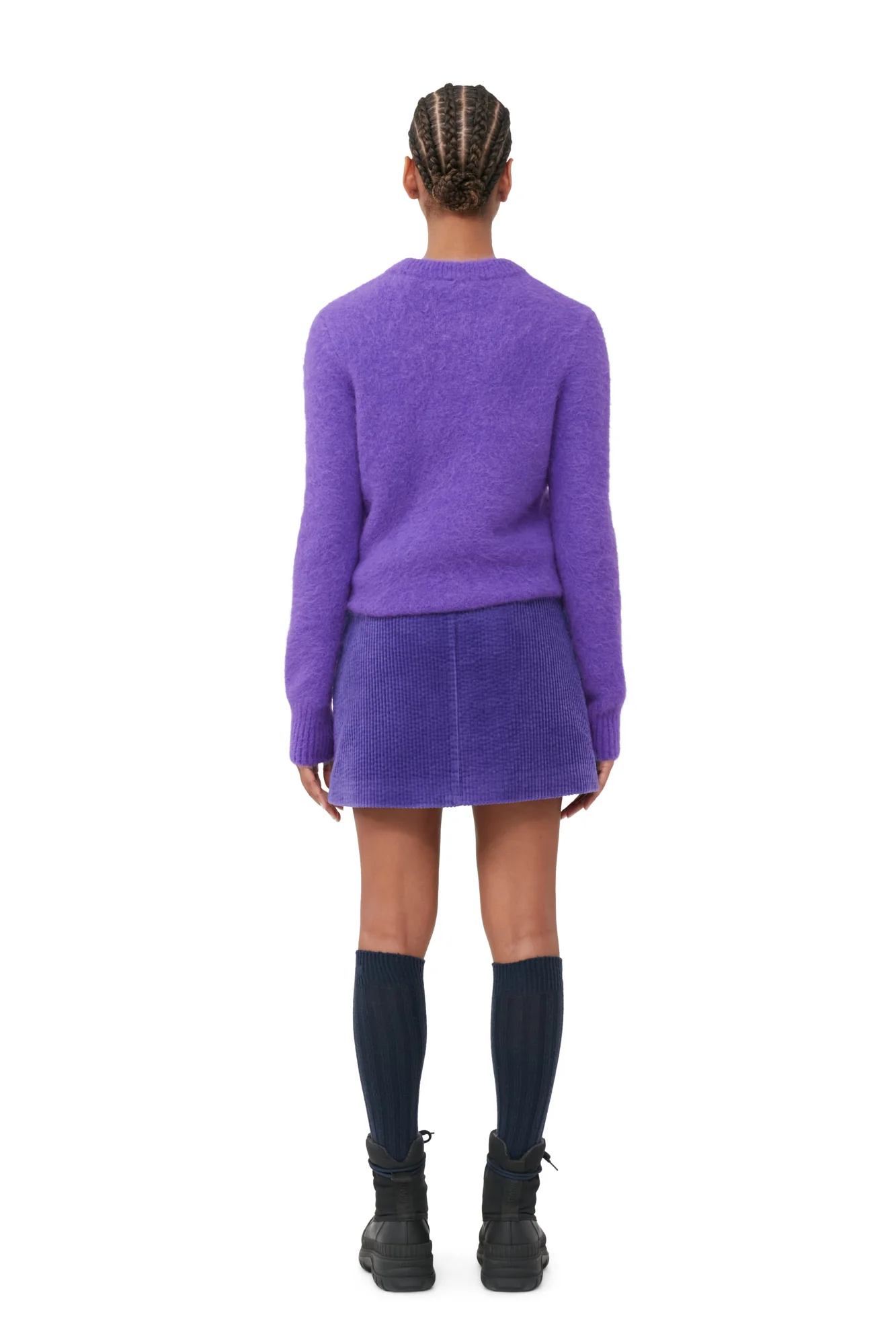 Corduroy Mini Skirt | Simply Purple - Image 5