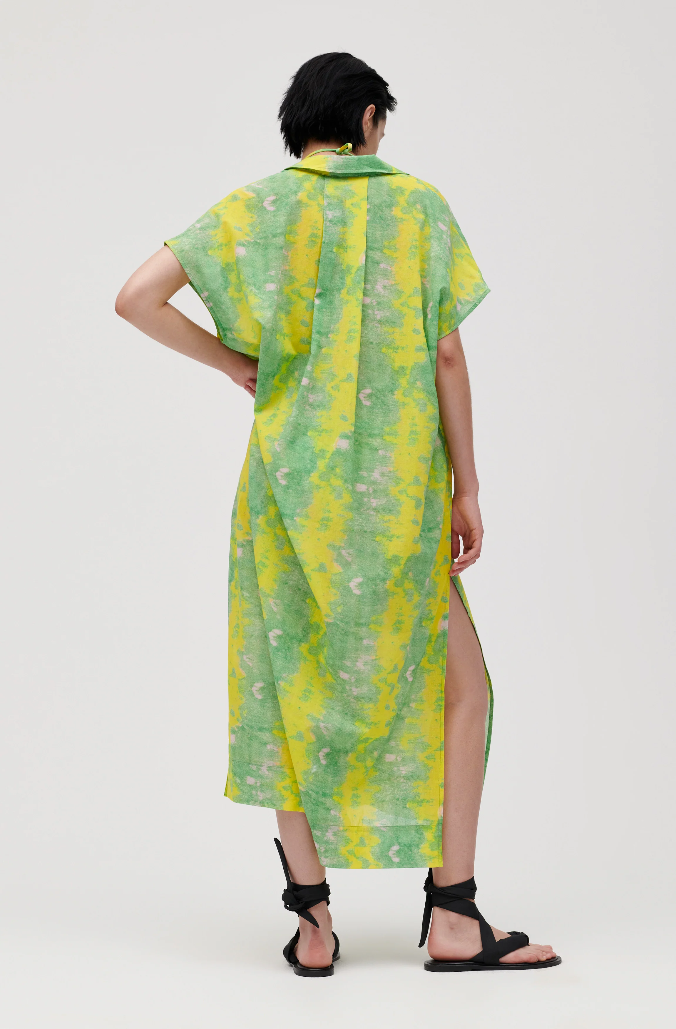 Cotton Kaftan | Kelly Green - Image 3