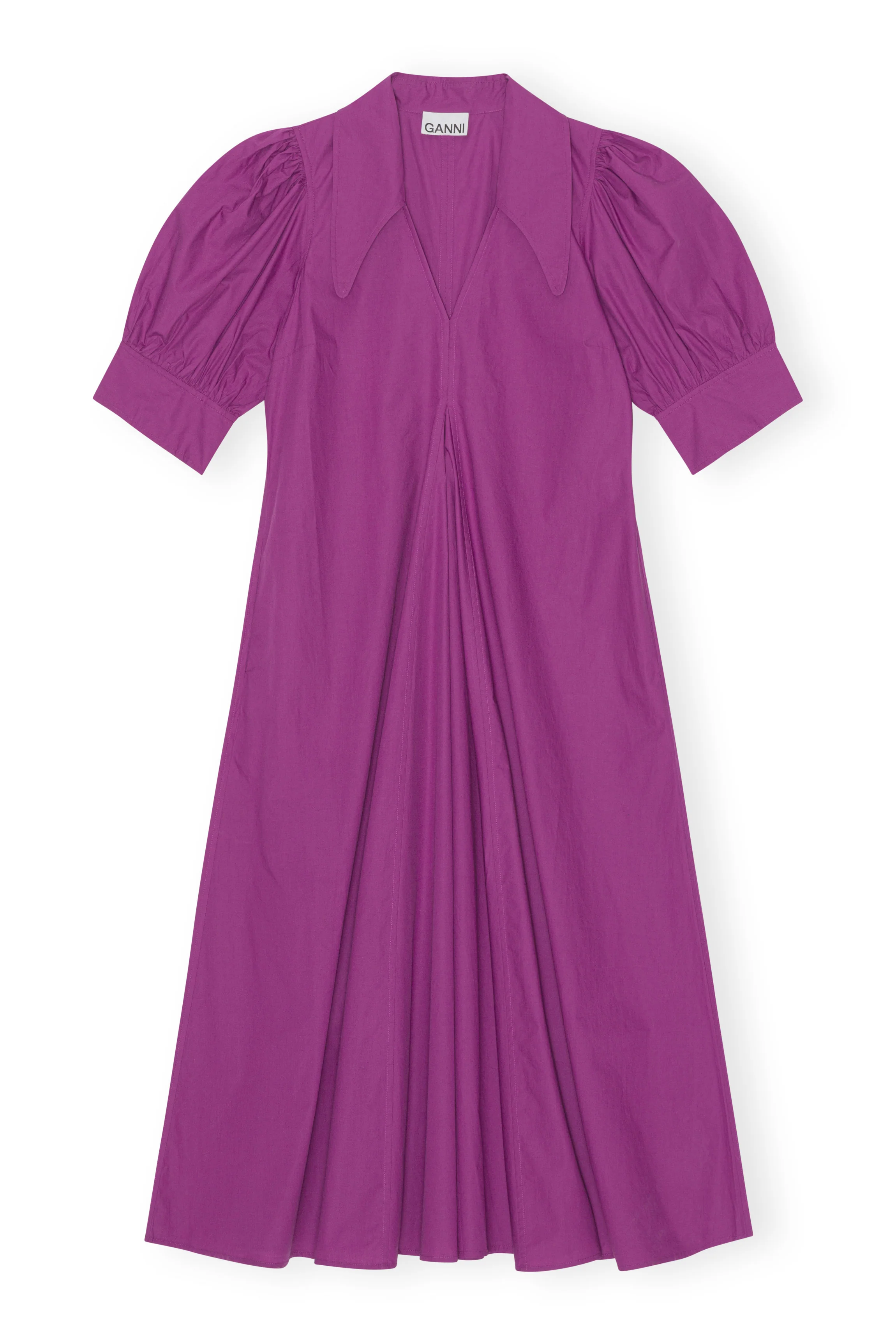 Cotton Maxi Dress | Purple Wine