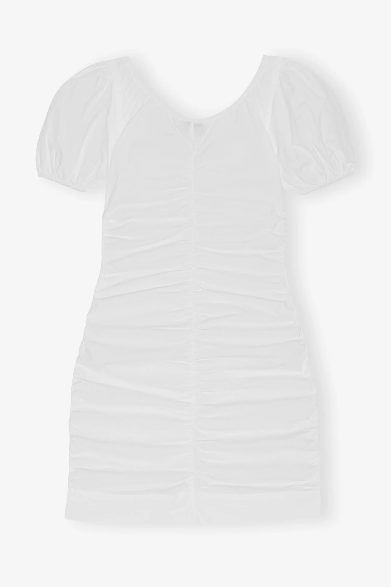 Cotton Poplin Mini Dress | Bright White - Image 4