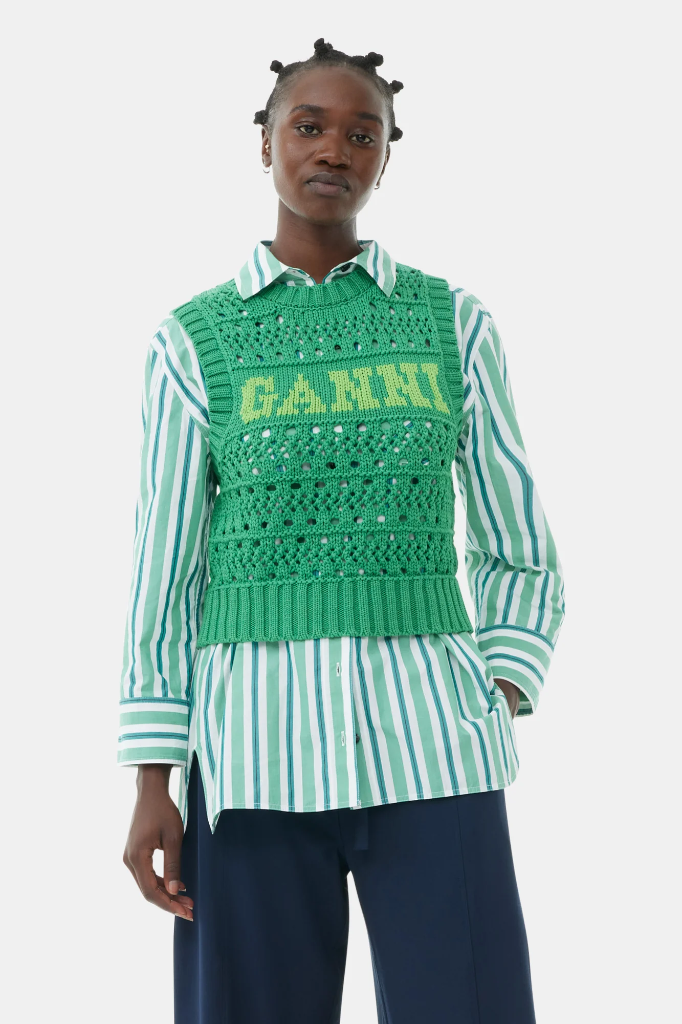 Cotton Rope Vest | Juniper - Image 3