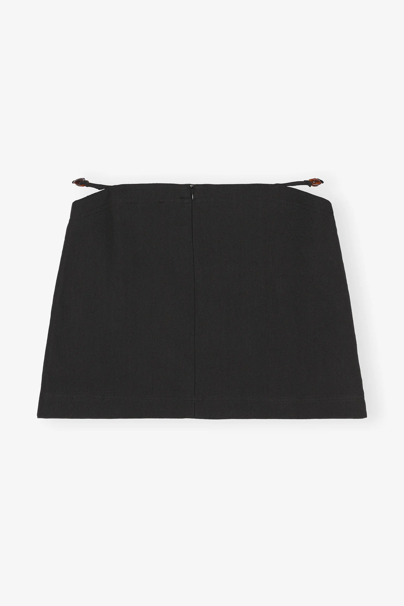 Cotton Suiting Mini Skirt | Black - Image 4