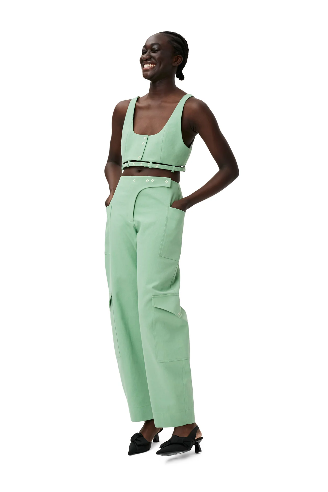 Cotton Suiting Top | Peapod - Image 3