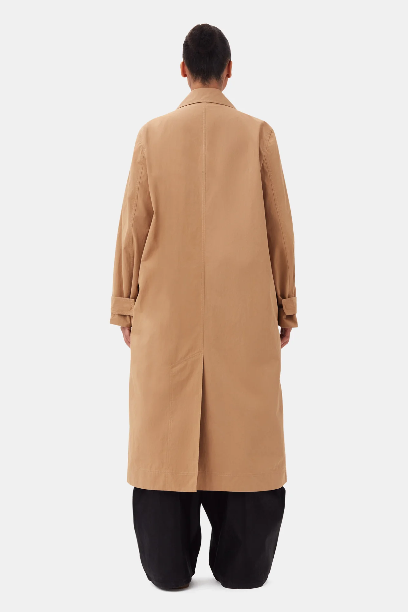 Cotton Twill Buckle Coat | Tiger's Eye - Image 10