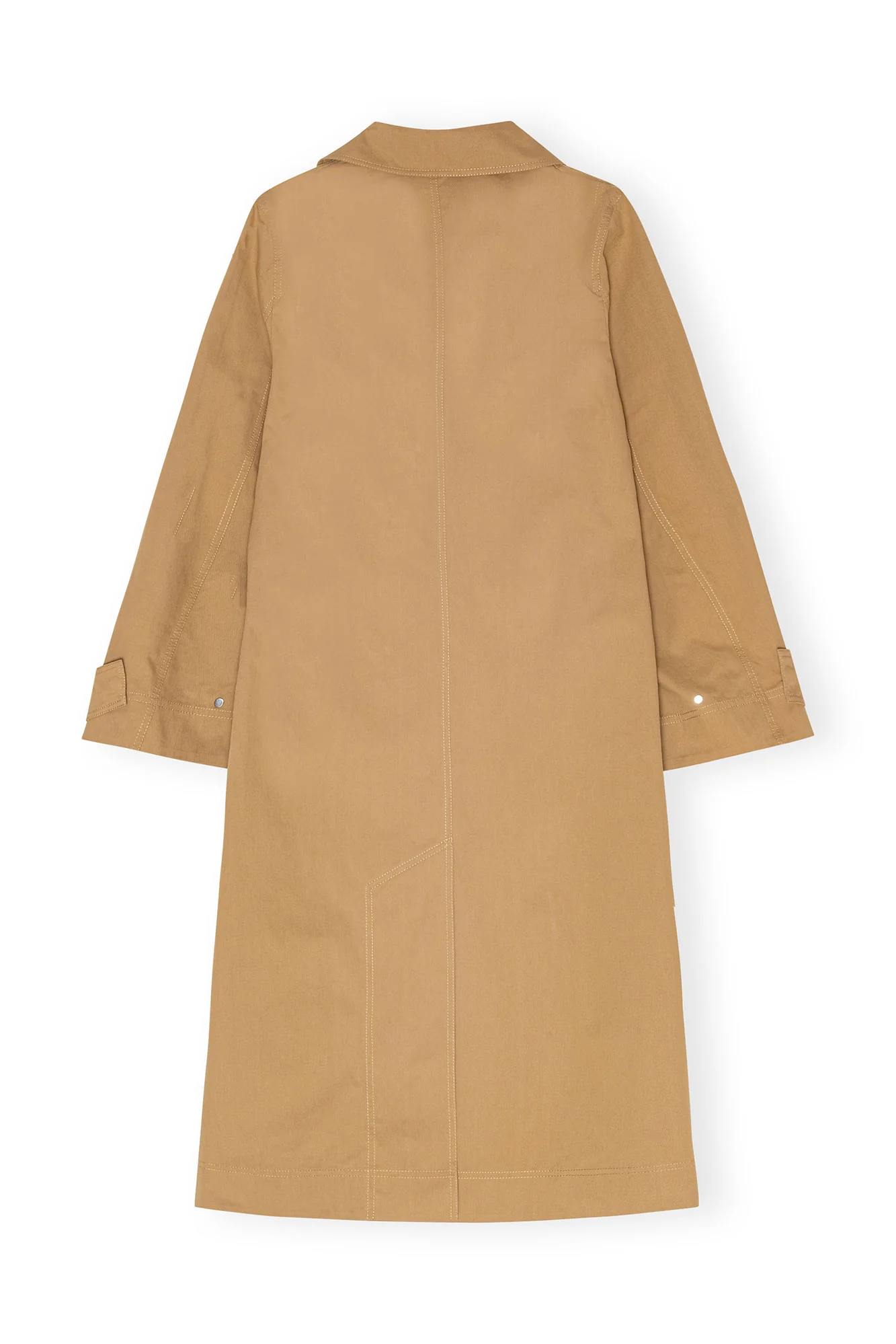 Cotton Twill Buckle Coat | Tiger's Eye - Image 2