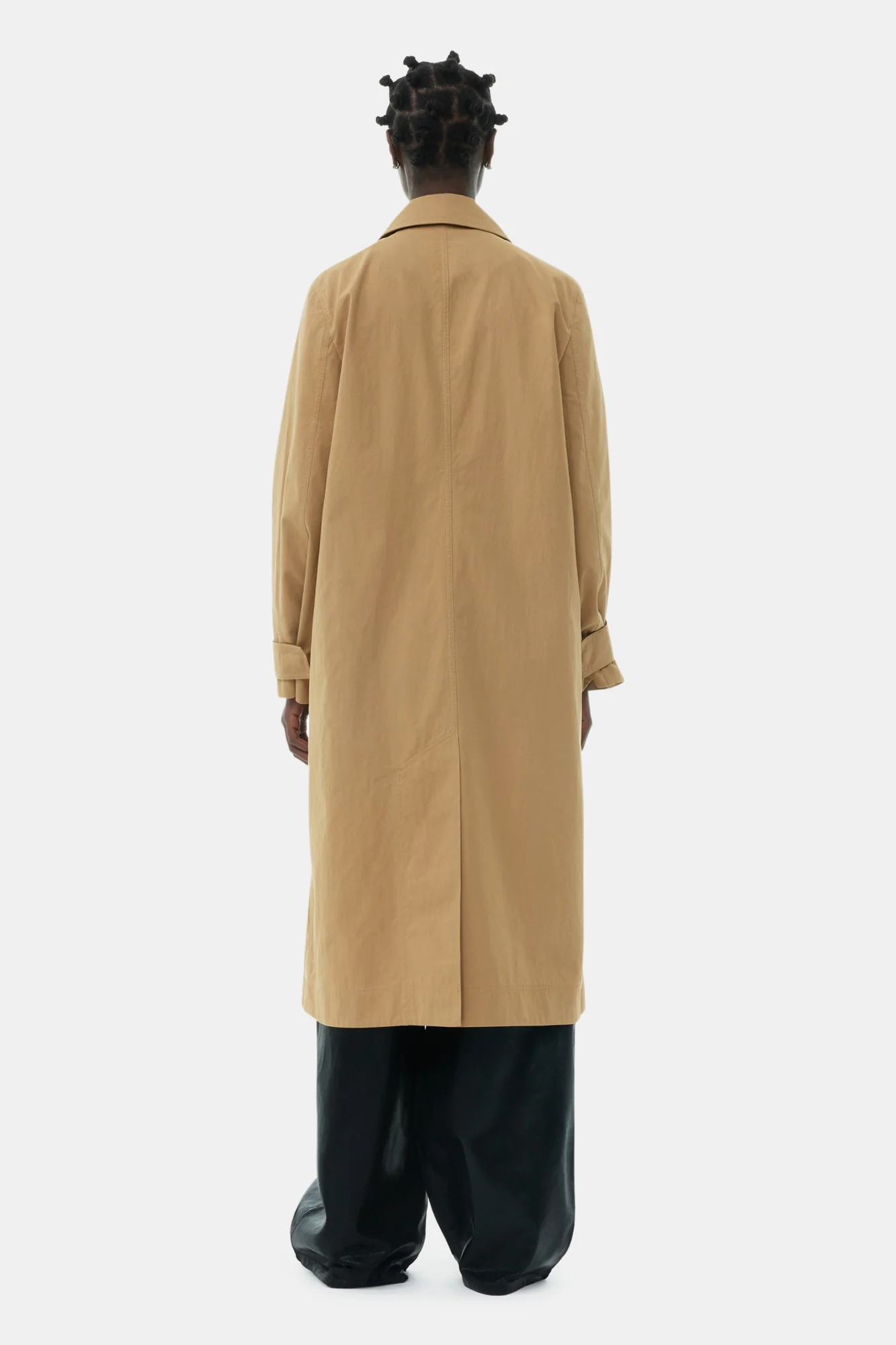 Cotton Twill Buckle Coat | Tiger's Eye - Image 6