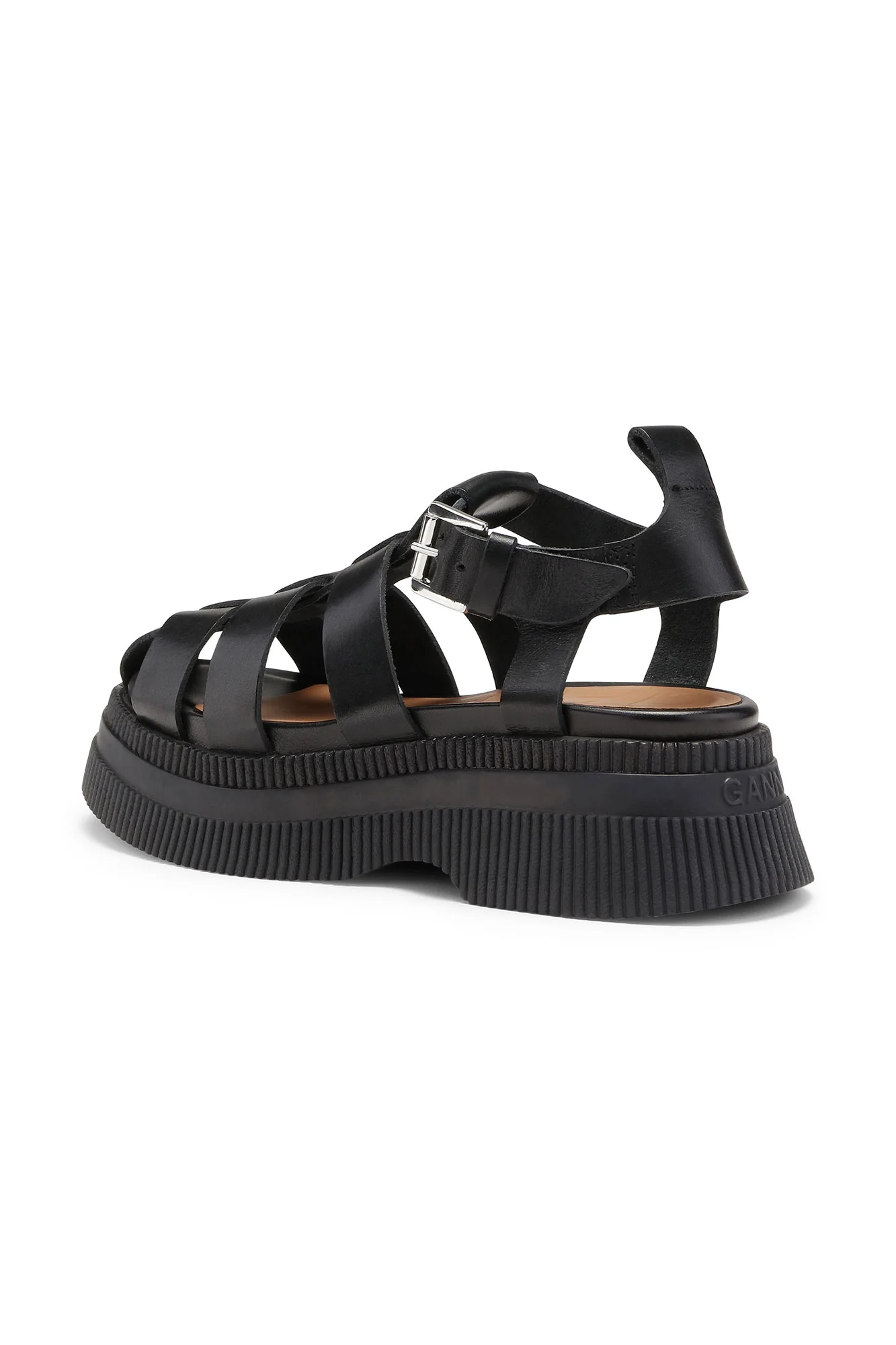 Creepers Creepers Grid Sandal | Black/Black - Image 2