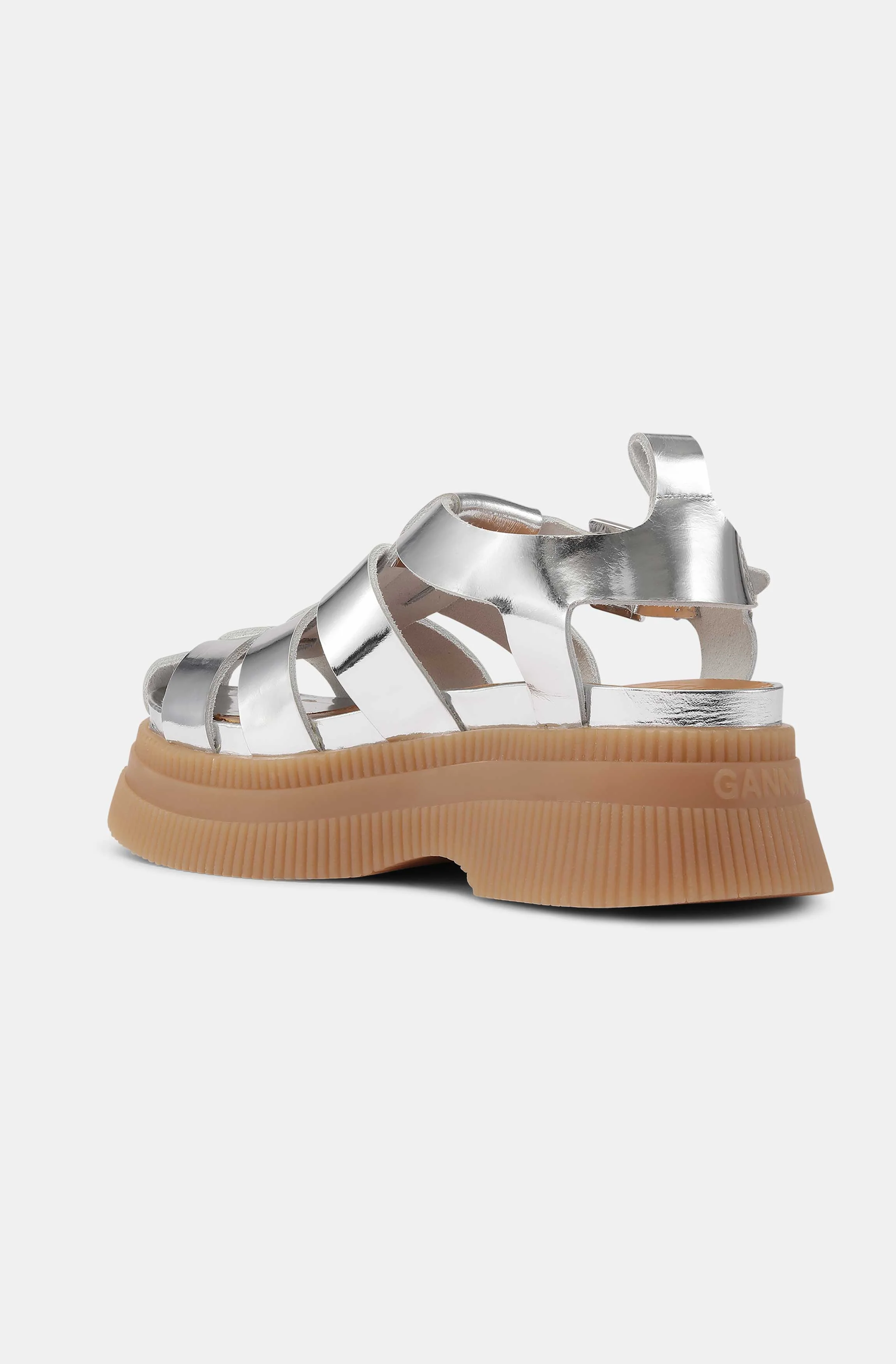Creepers Creepers Grid Sandal | Silver - Image 2