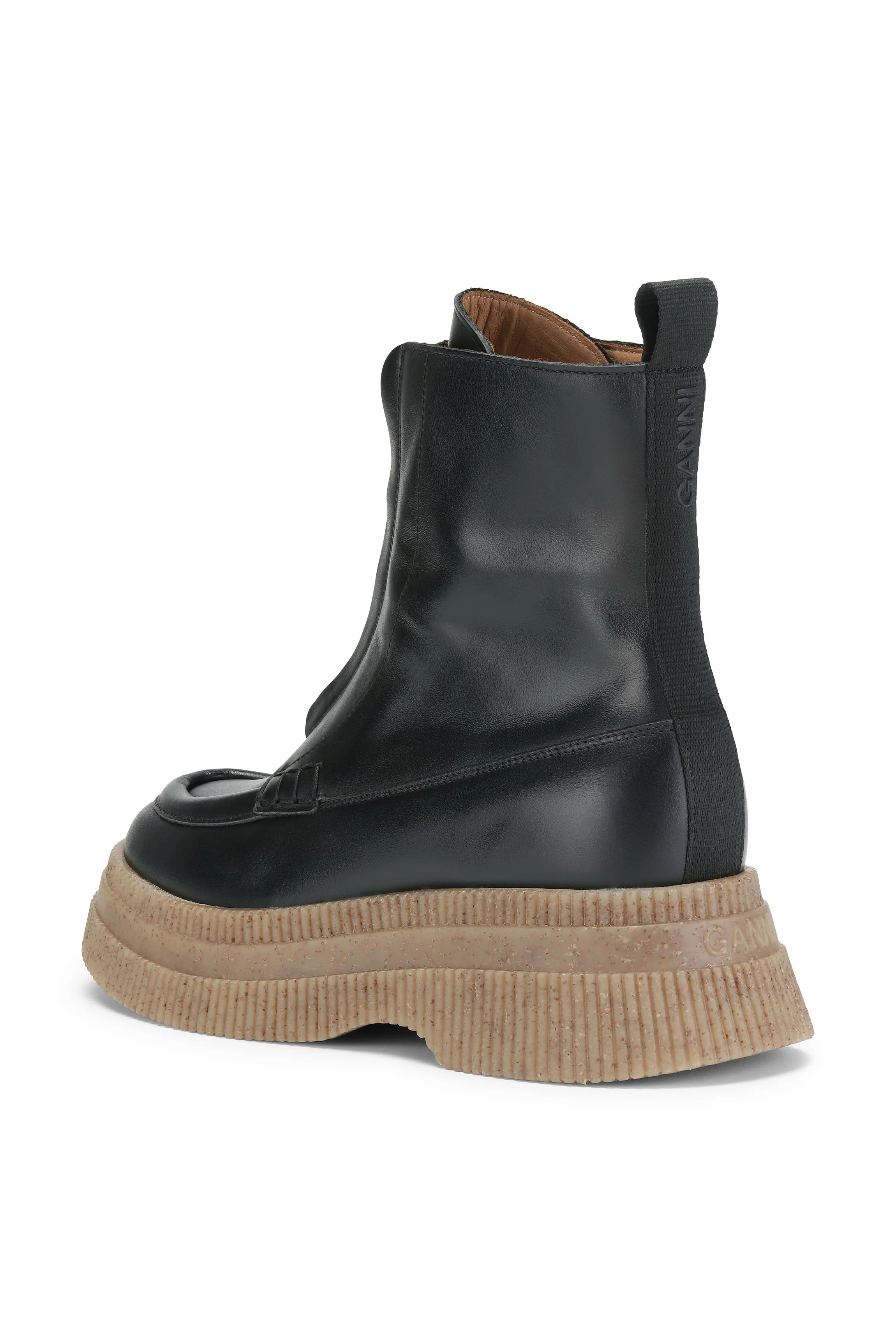 Creepers Wallaby Zip Boots | Black - Image 2