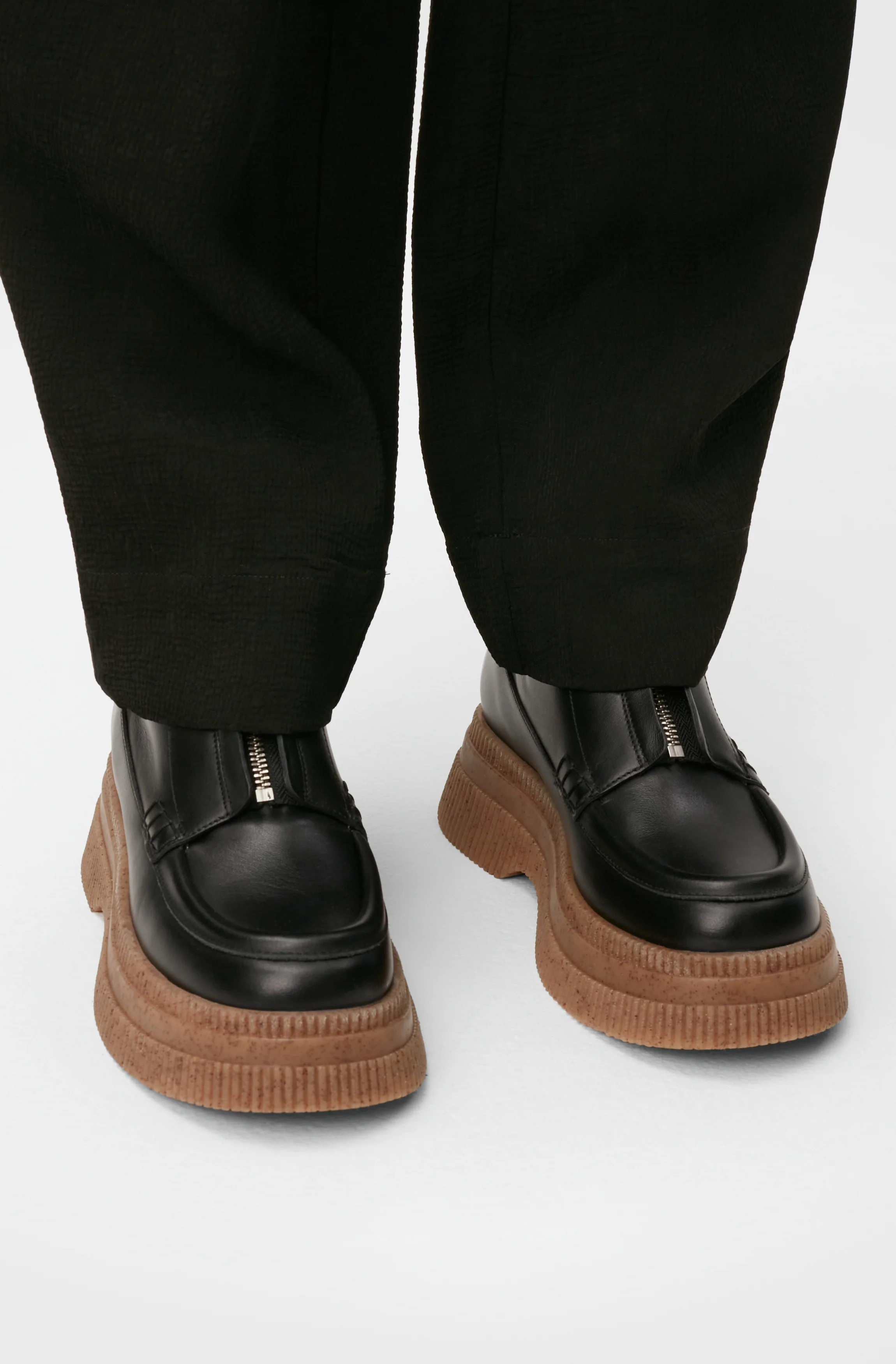 Creepers Wallaby Zip Boots | Black - Image 4