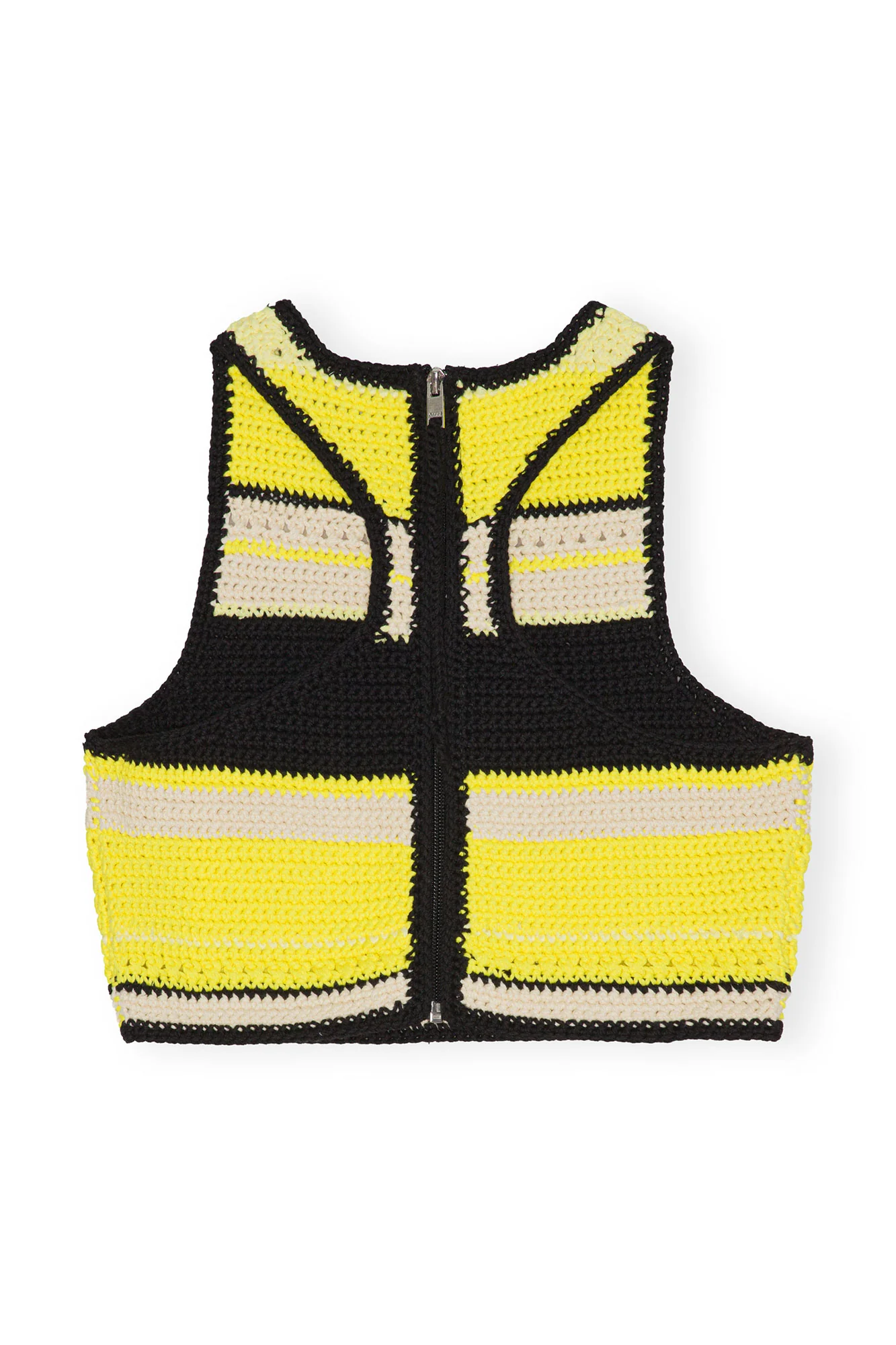 Crochet Racerback Bikini Top | Golden Kiwi - Image 2